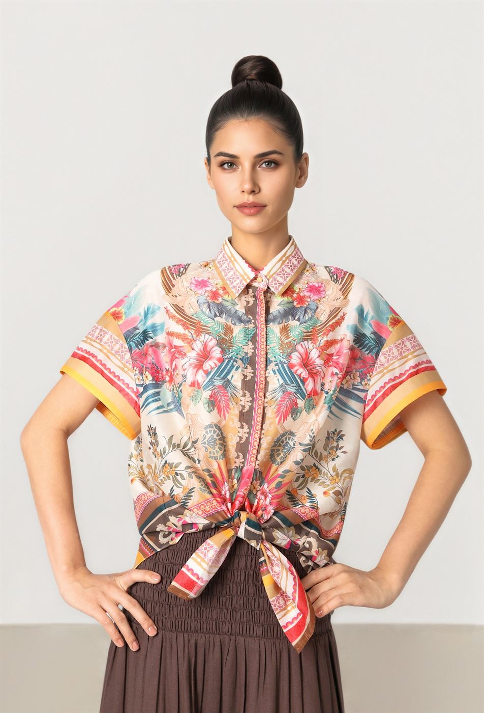Printed Viscose Shirt