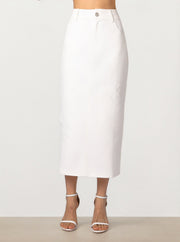 Denim Pencil Skirt