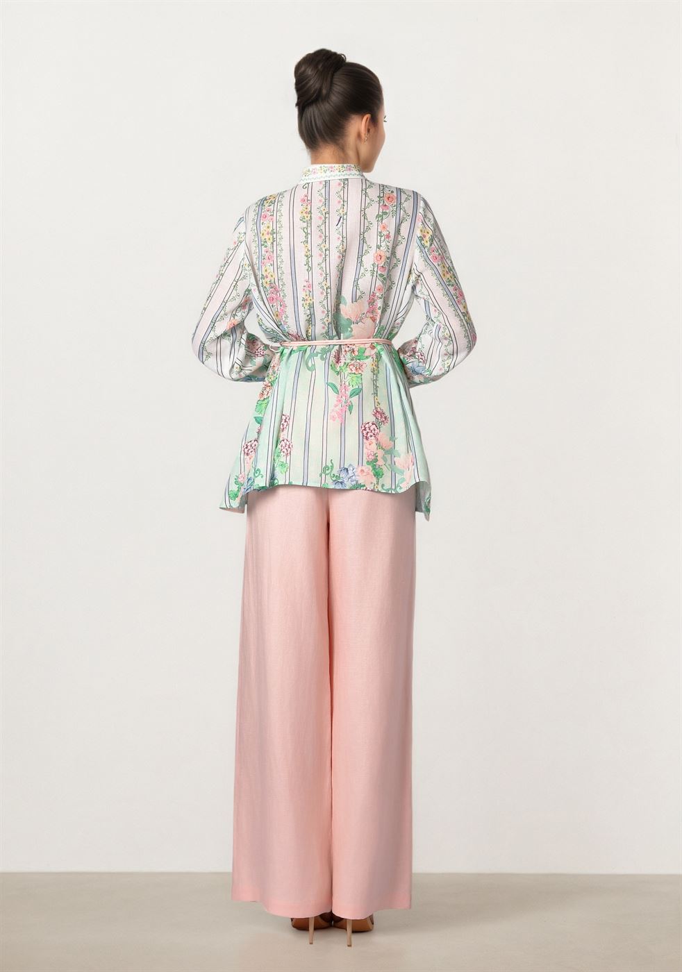 Pink Linen Trousers