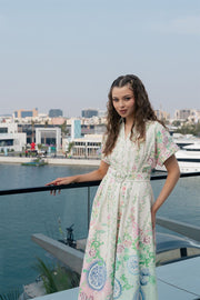 Botanical Shirt Dress