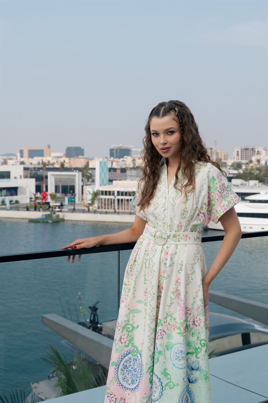 Botanical Shirt Dress