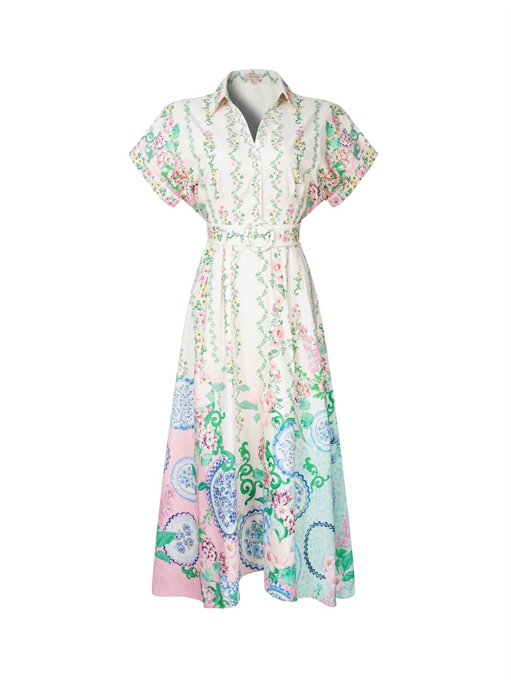 Botanical Shirt Dress