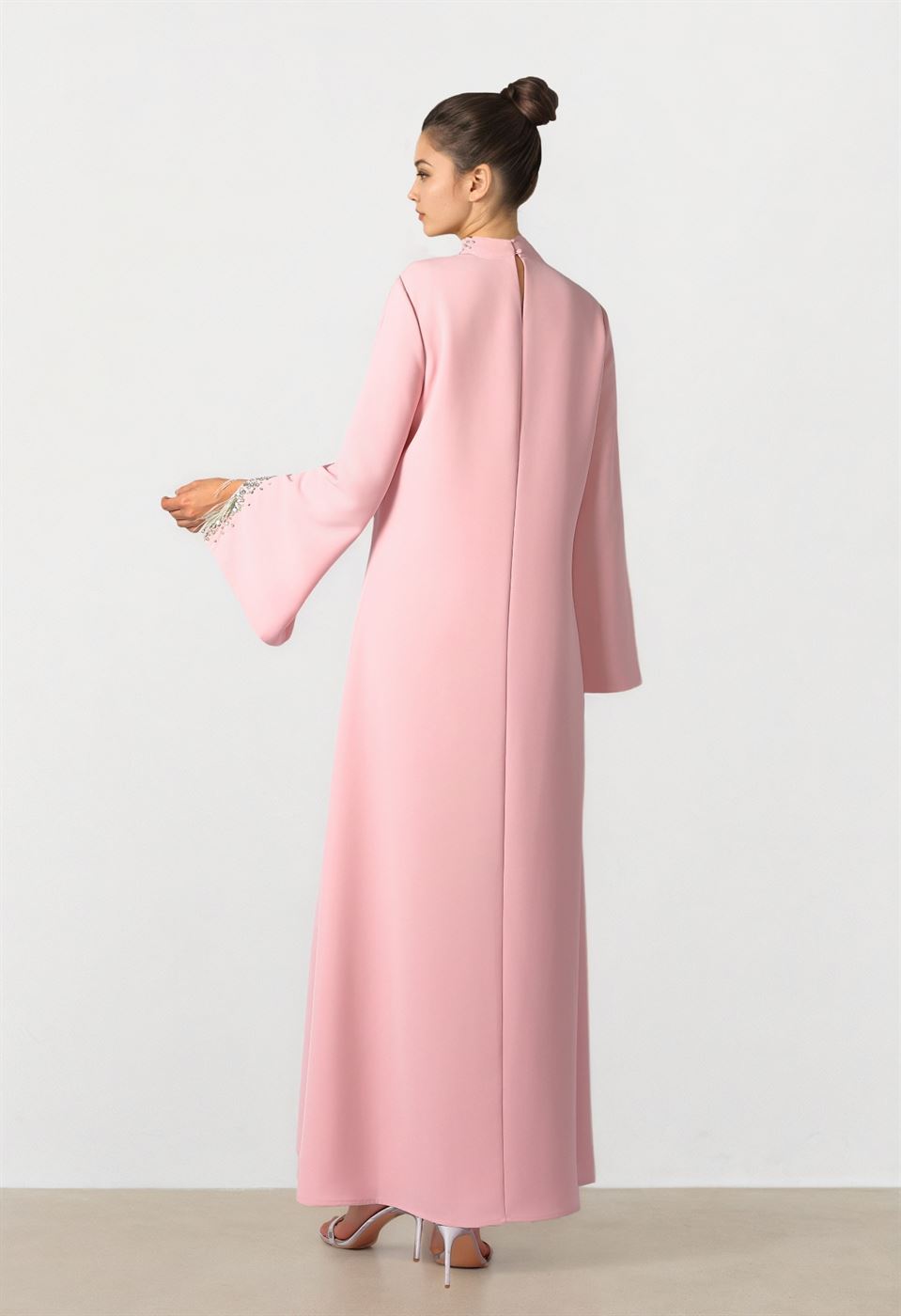 Feather Accent Dress