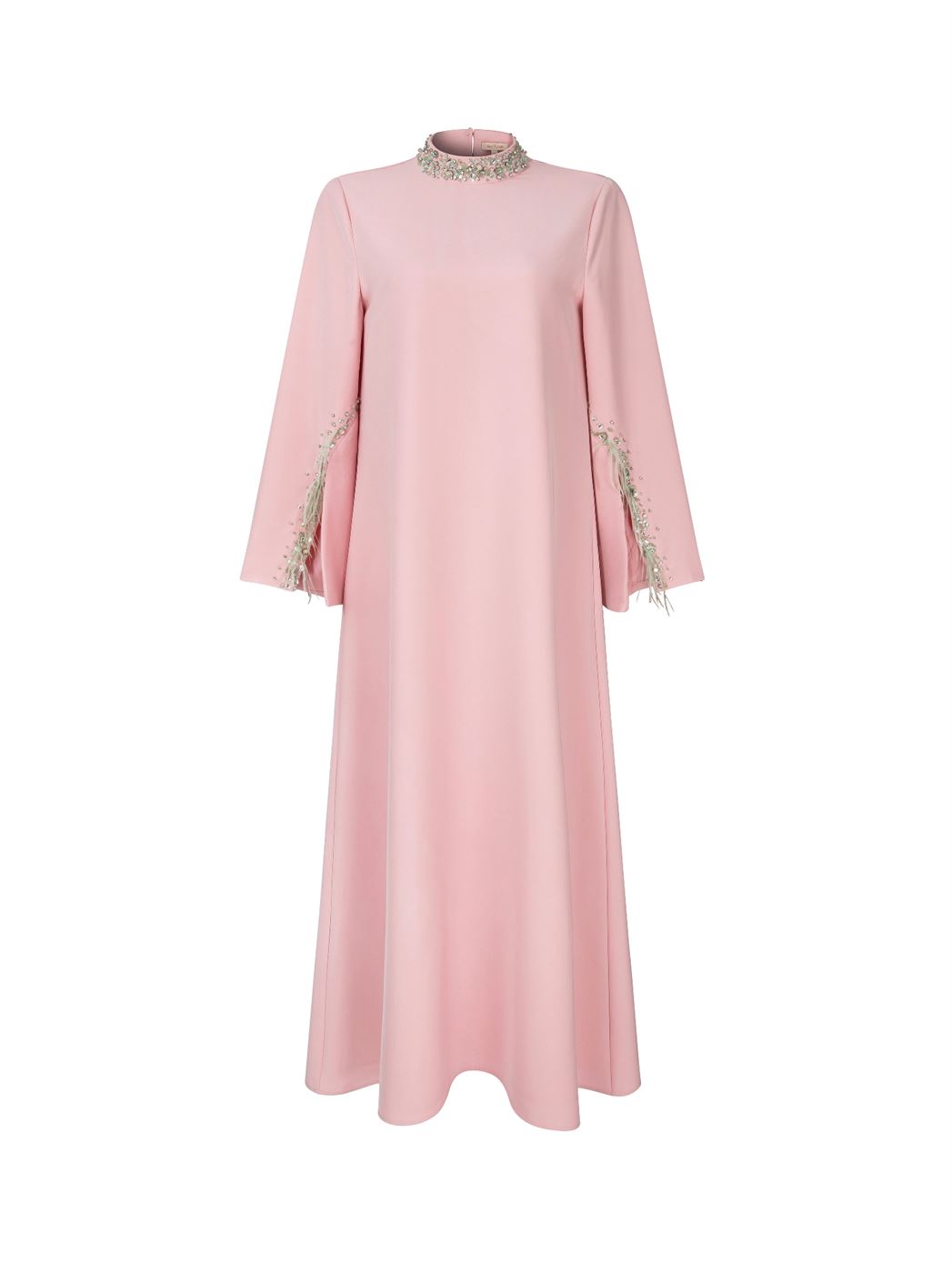 Feather Accent Dress