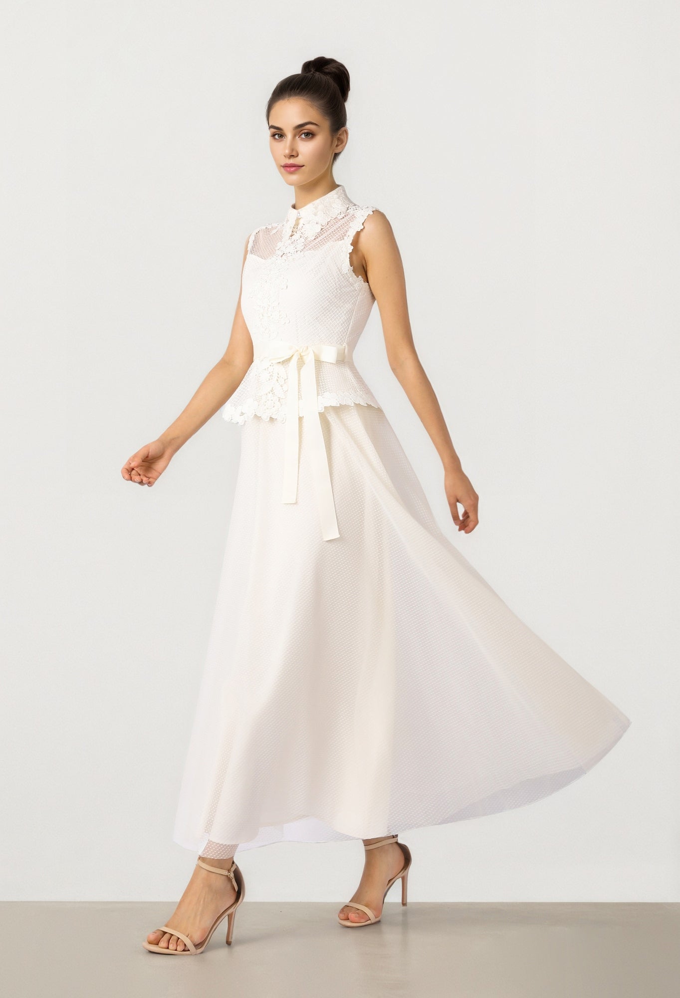 Lace Mesh Midi