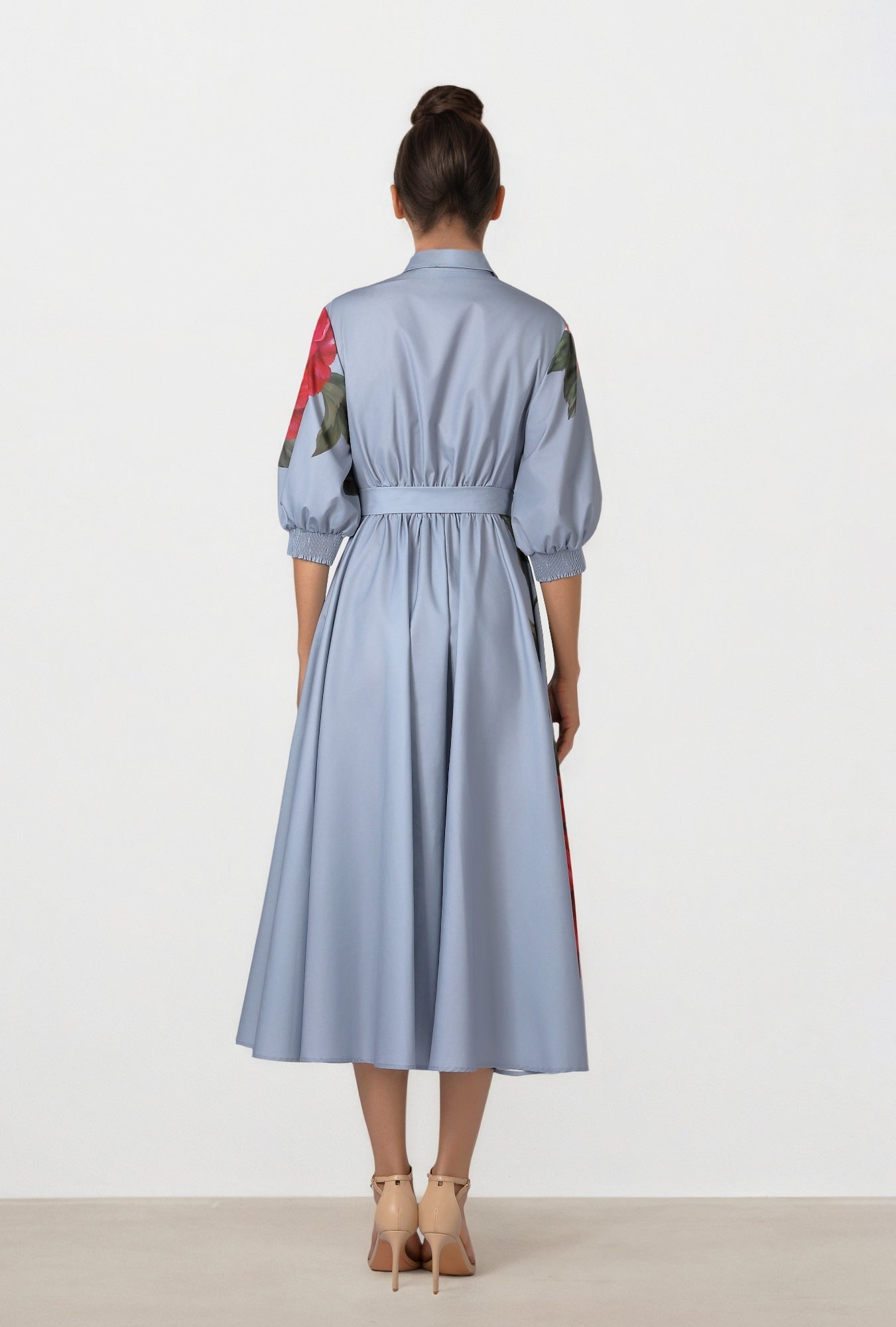 Blue Shirt Dress