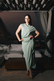 Knitted Wrap Dress