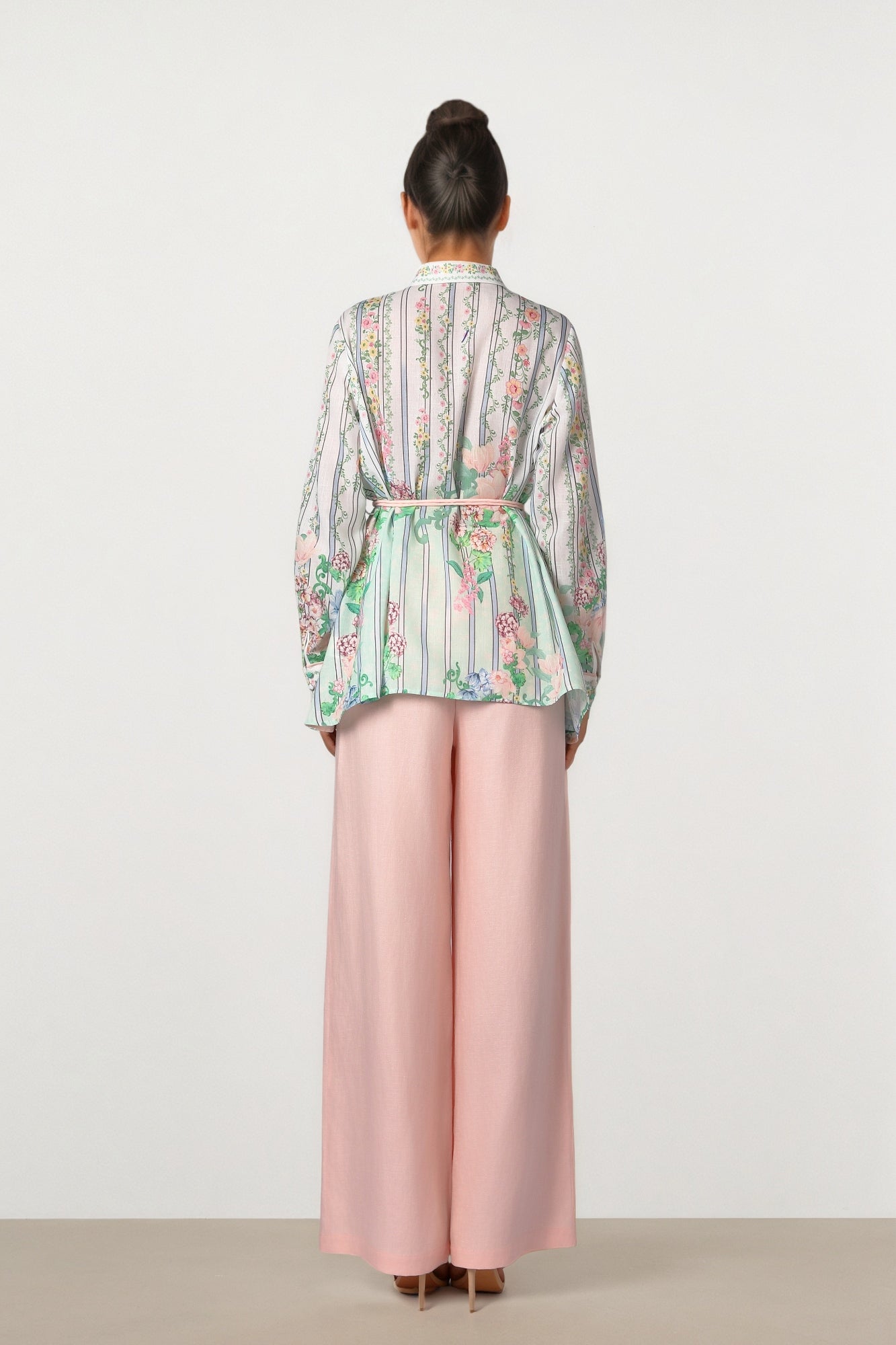Asymmetric Printed Shirt