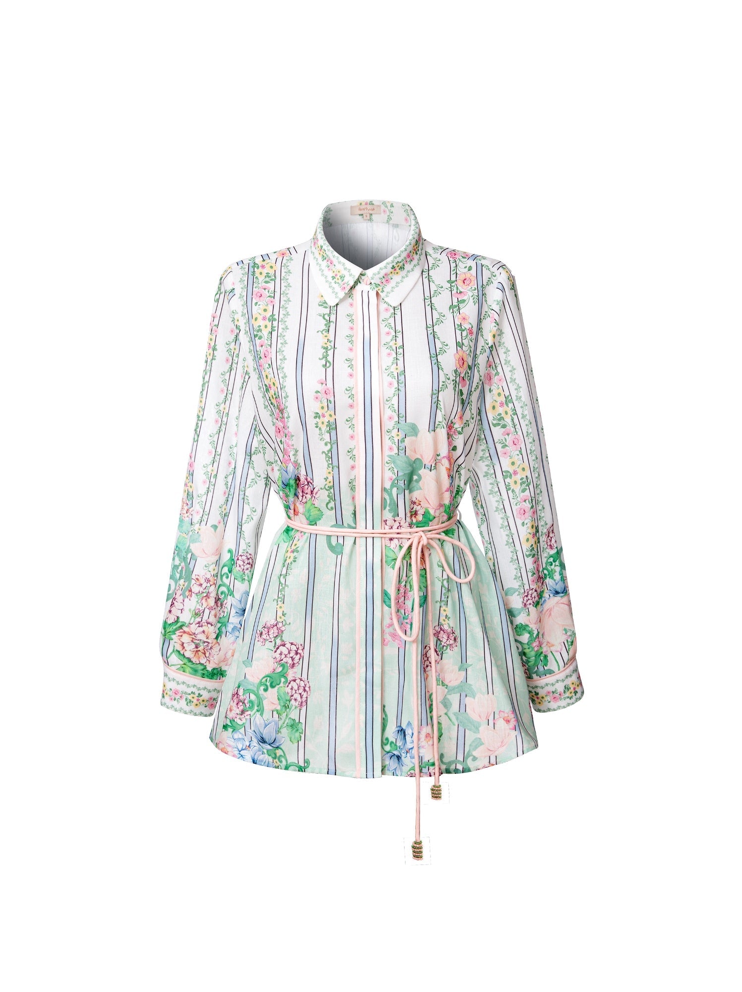 Asymmetric Printed Shirt