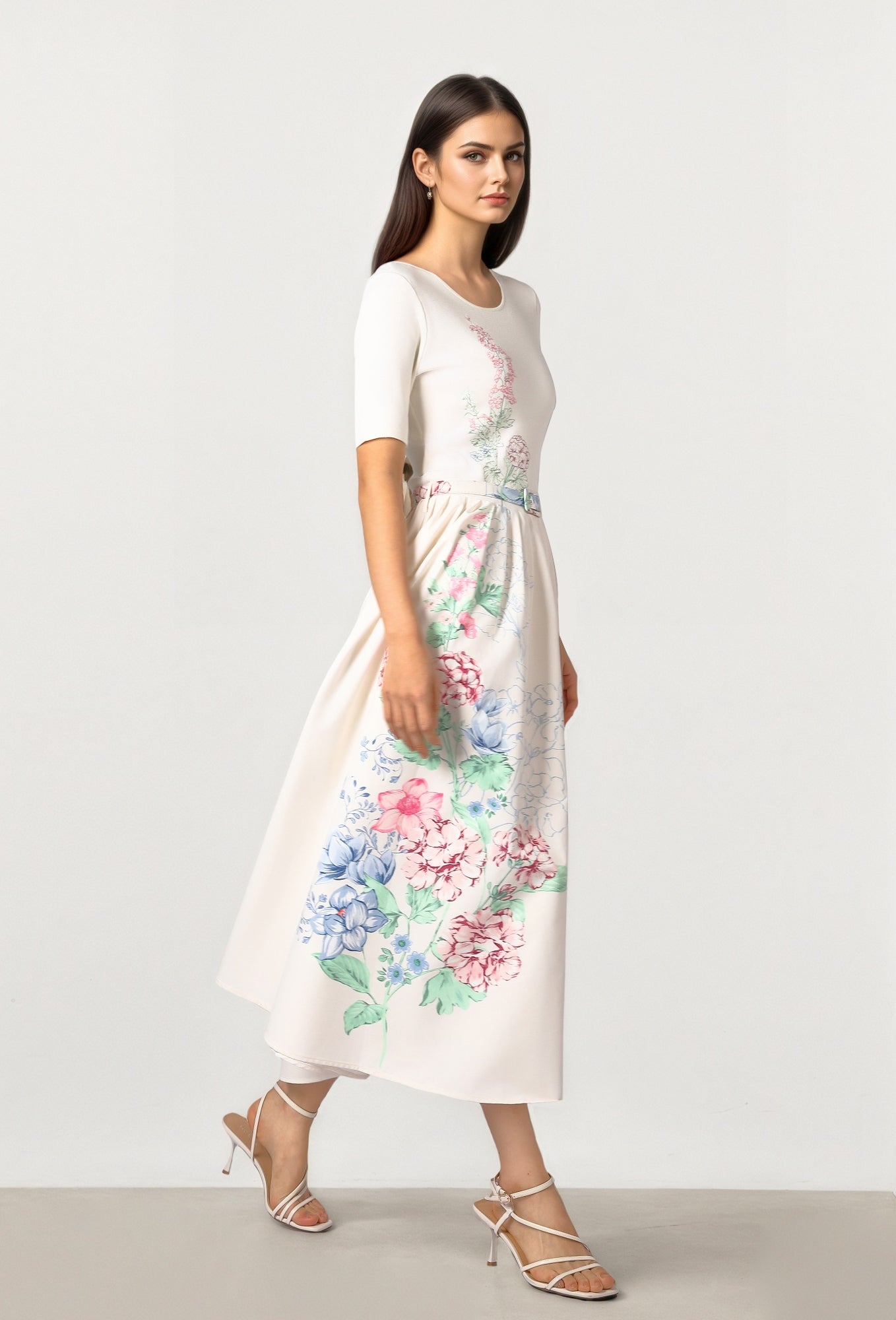 Mixed Texture Dress