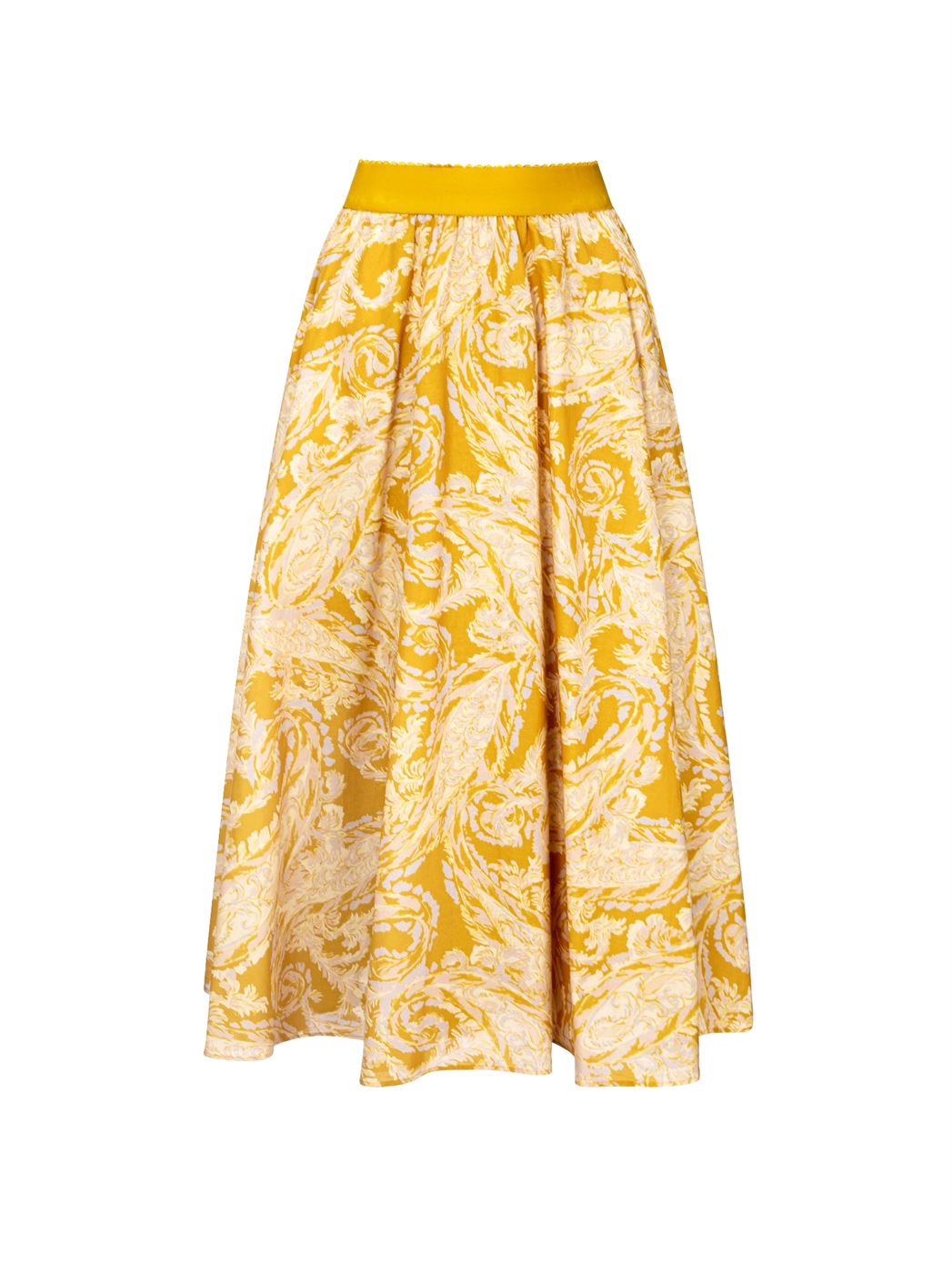 Printed A-Line Skirt