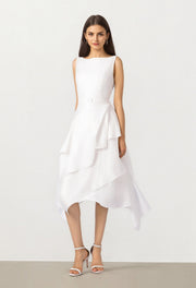 Boat Neck Organza