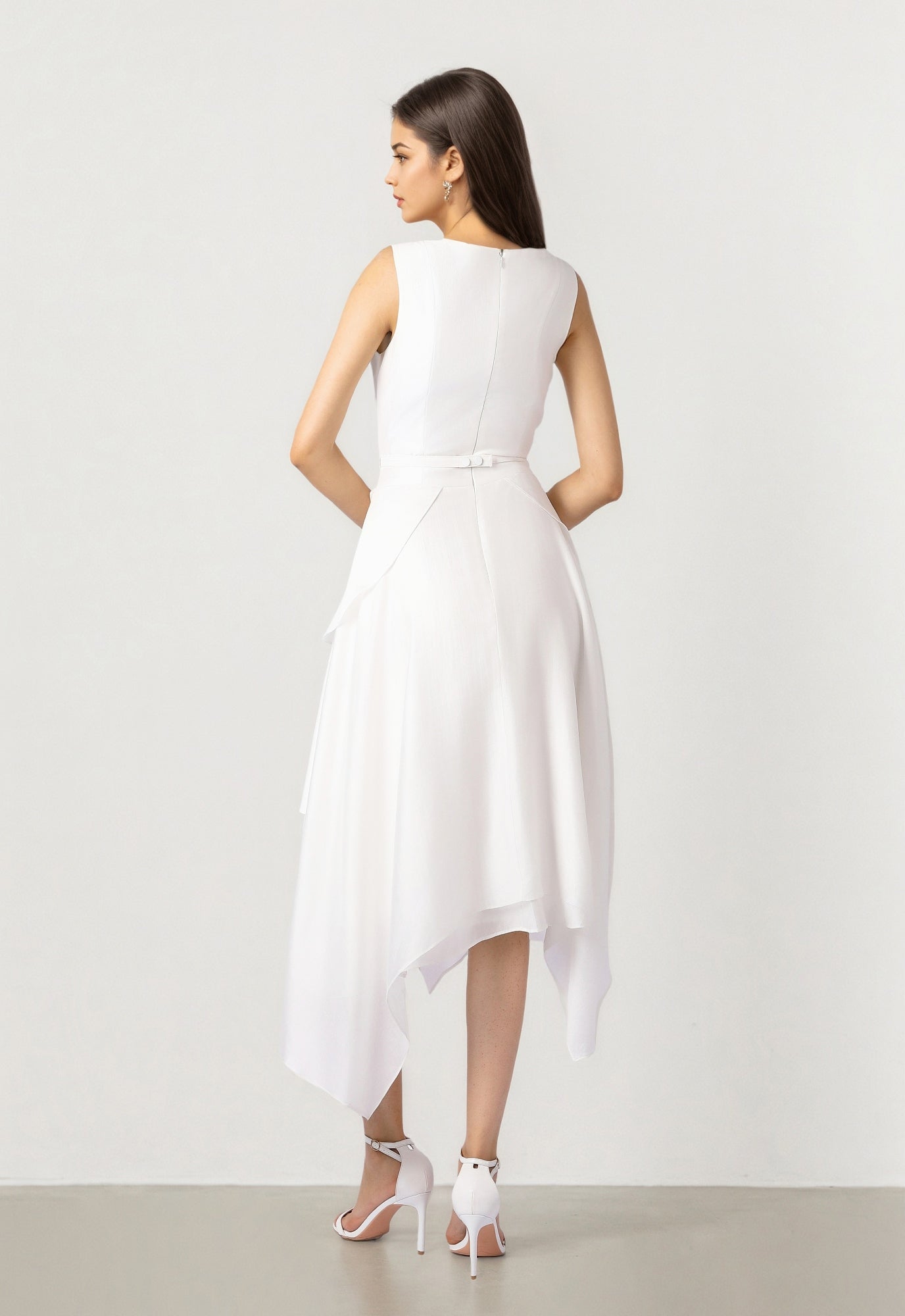 Boat Neck Organza