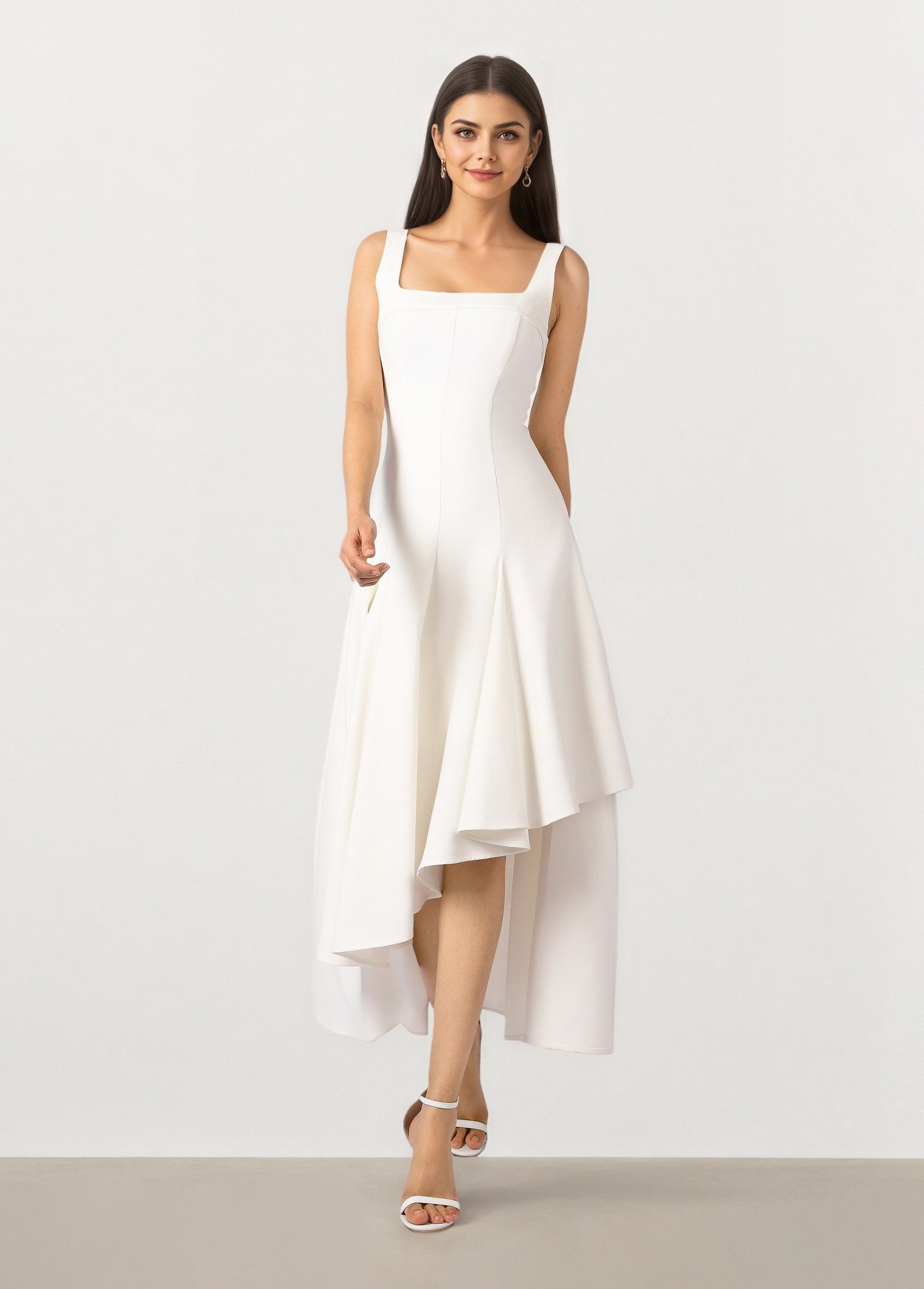 Square Neck Midi dress