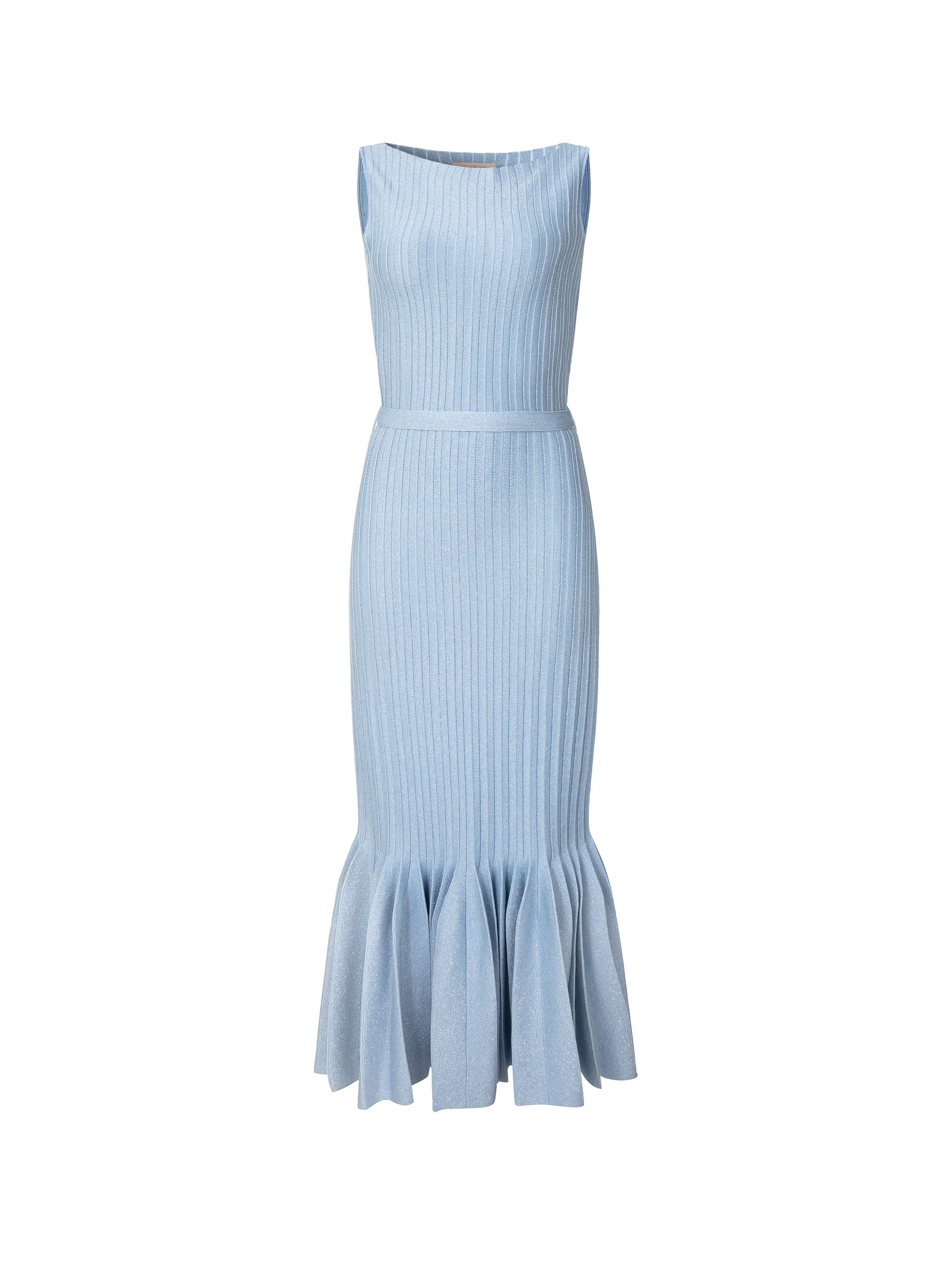 Blue Knitted Dress