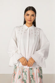 Ruffle Cuff Shirt