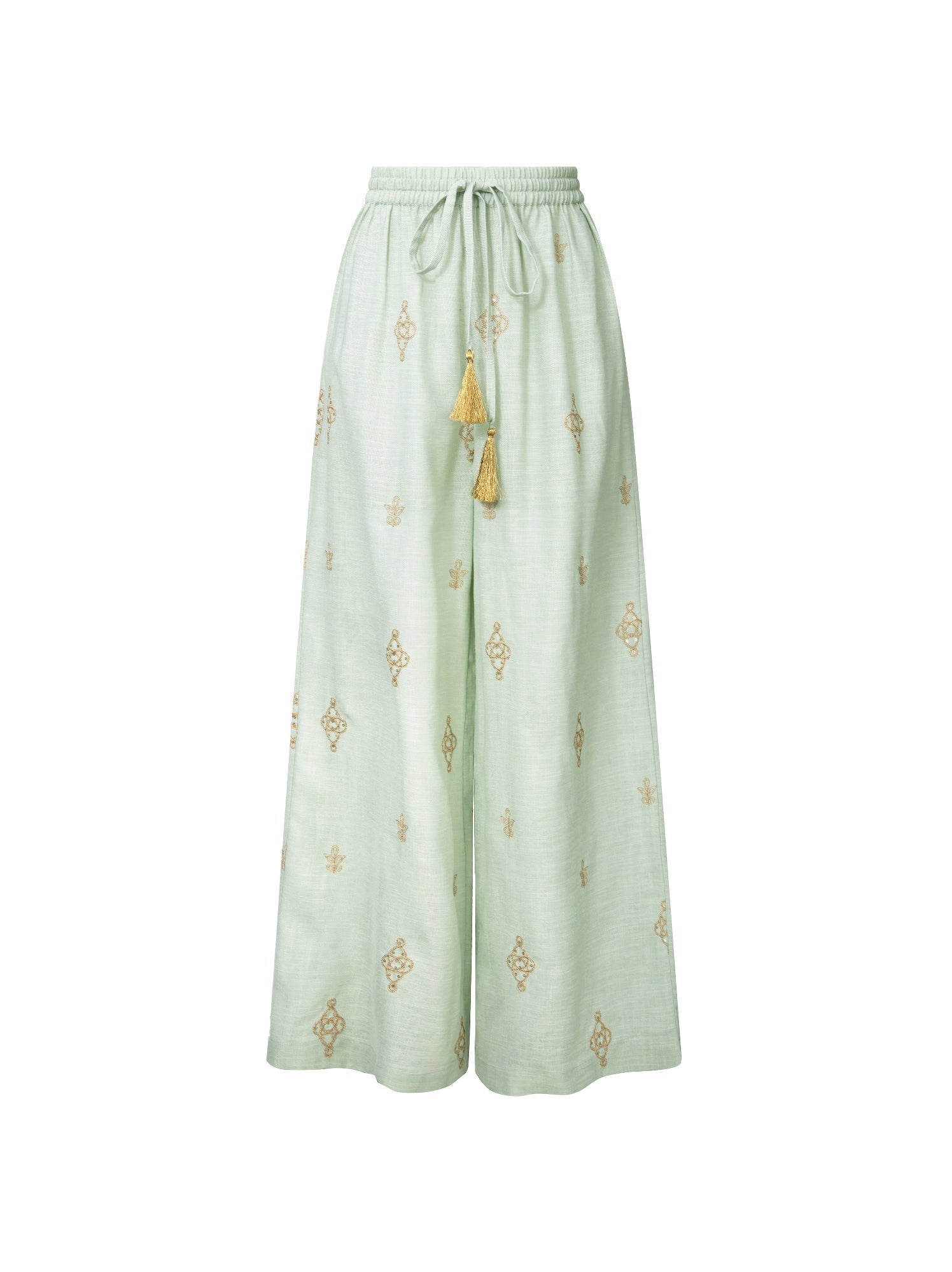 Linen Palazzo Pants