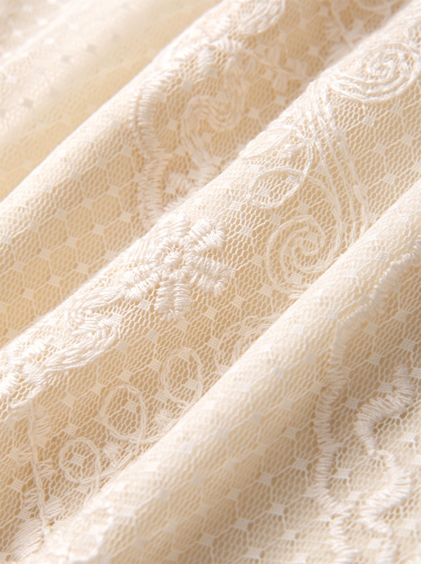 Beige Lace Blouse