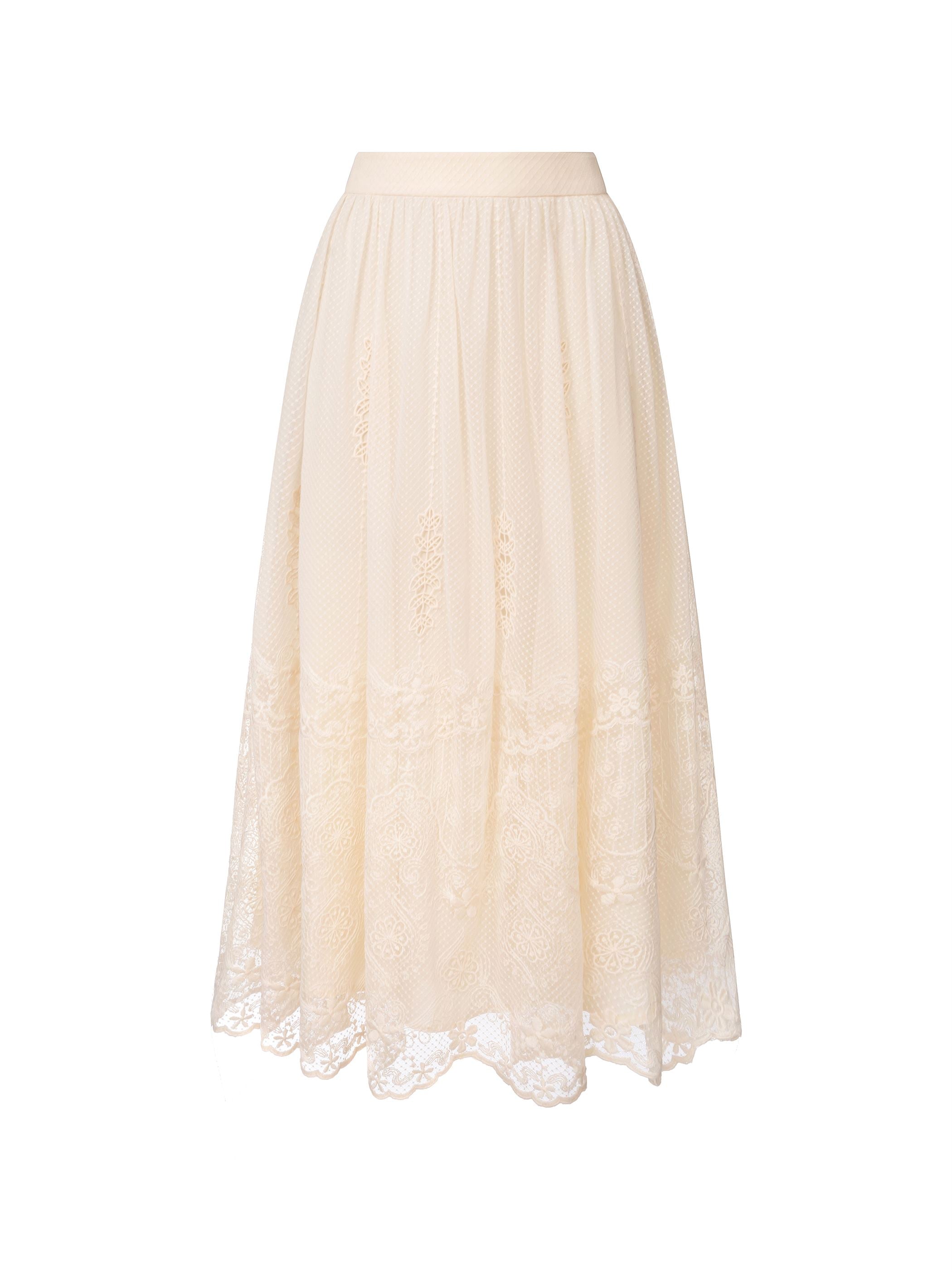 Lace Midi Skirt