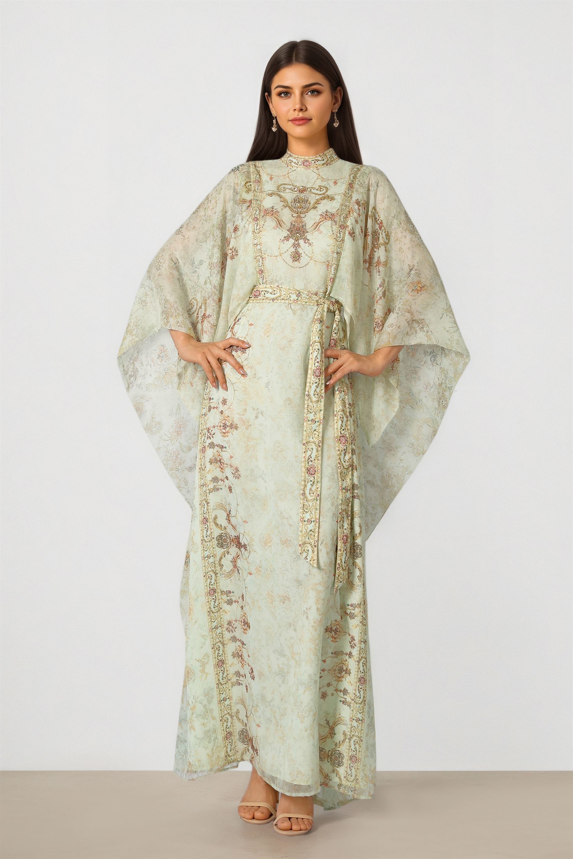 Cape Sleeve Kaftan