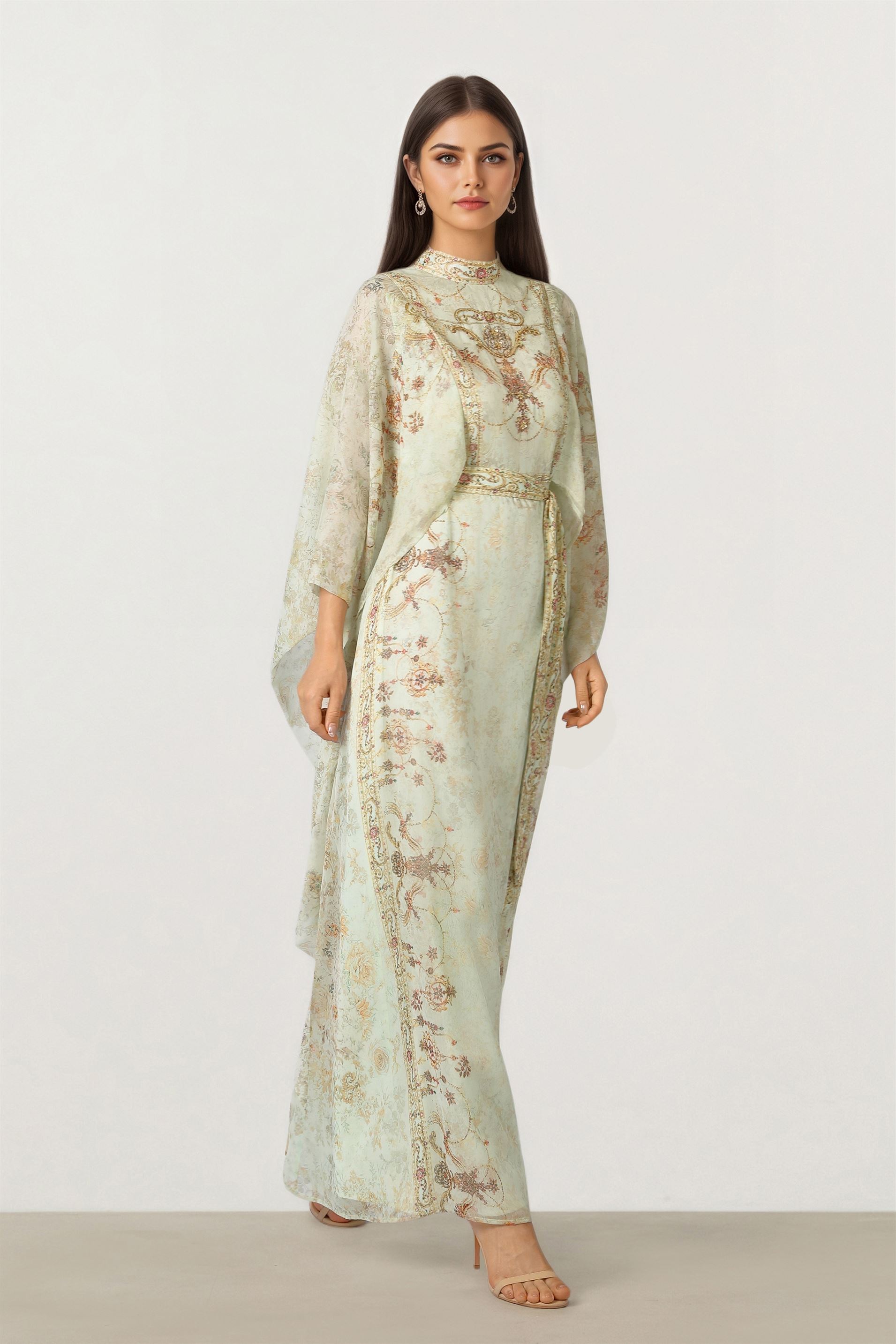 Cape Sleeve Kaftan