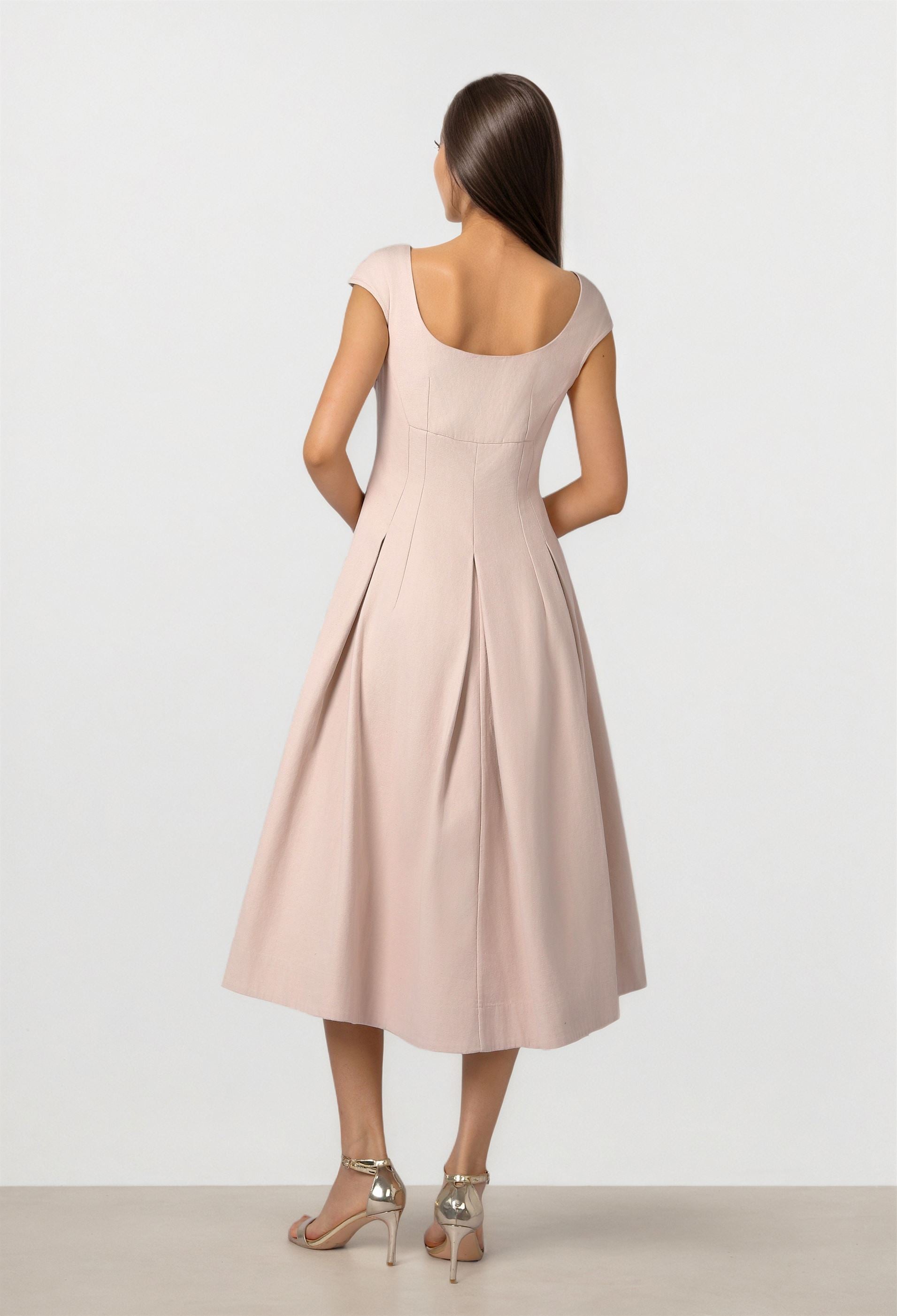 Embroidered Aline Dress
