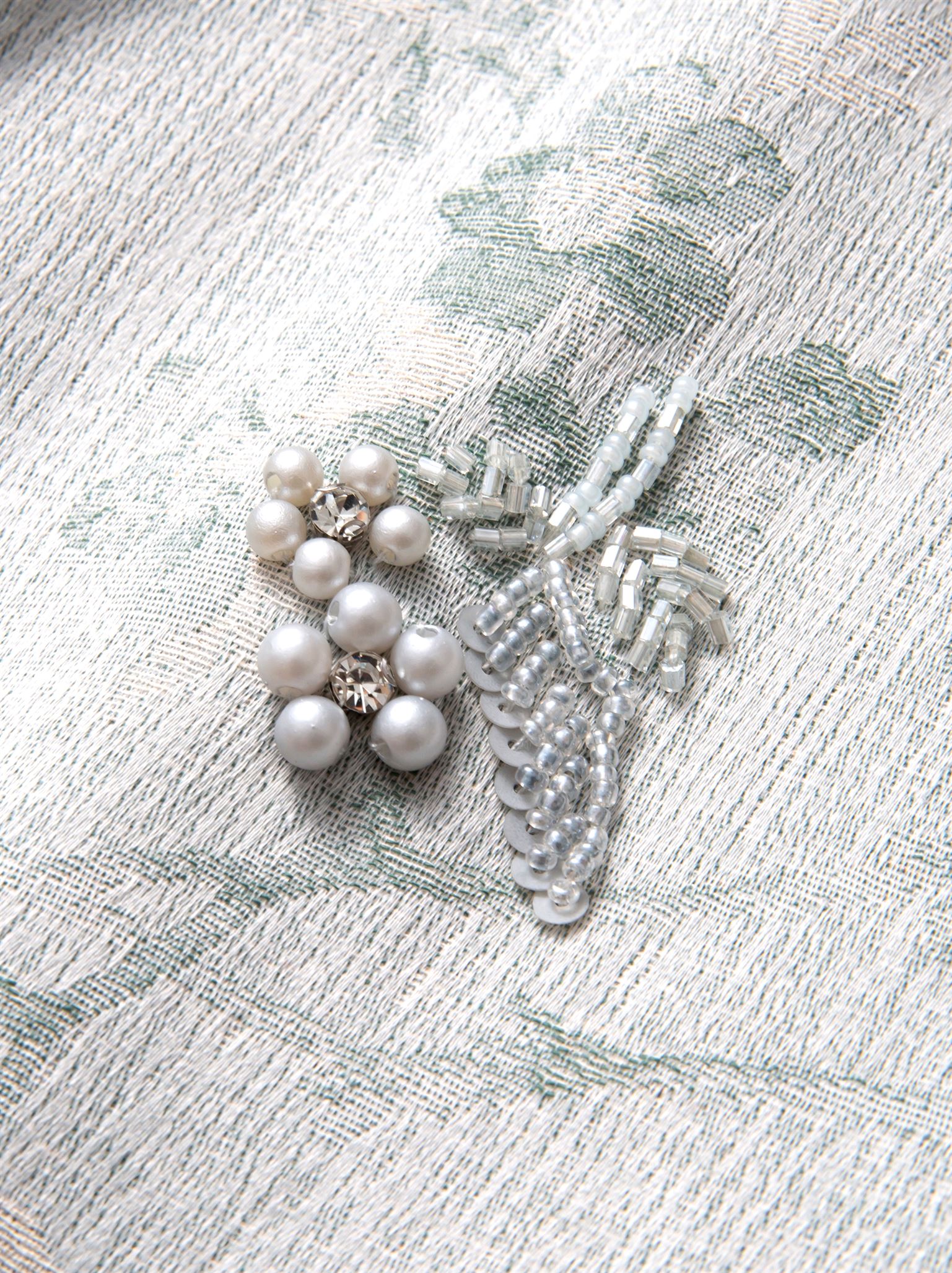 Embellished Brocade Dress