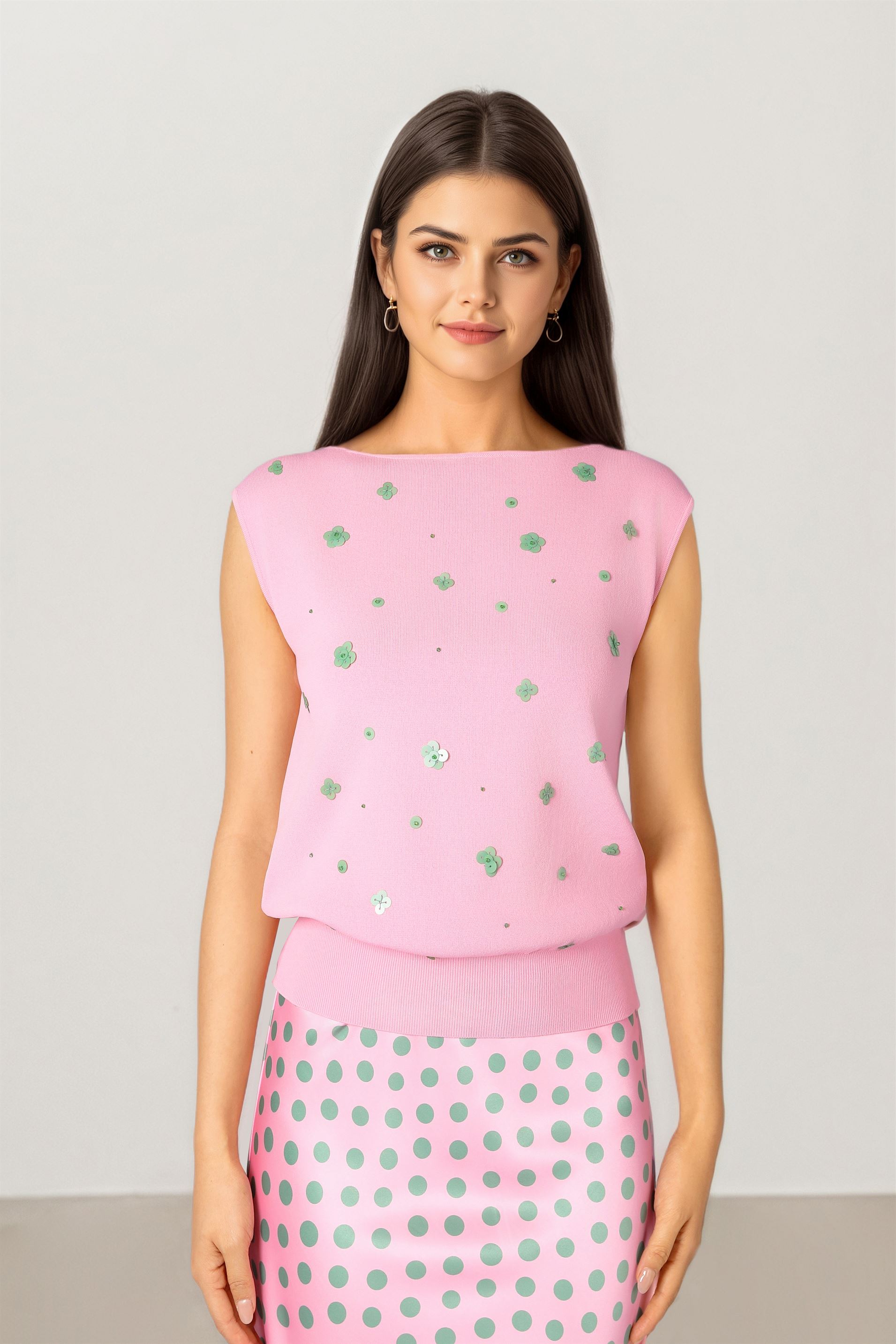 Beaded Boat Pullover
