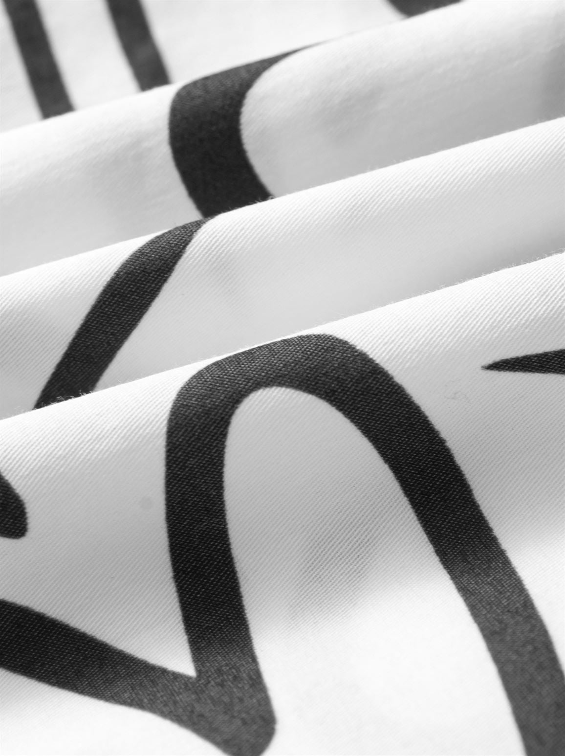 Monochrome Print Skirt
