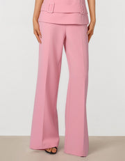 Pink Crepe Pants