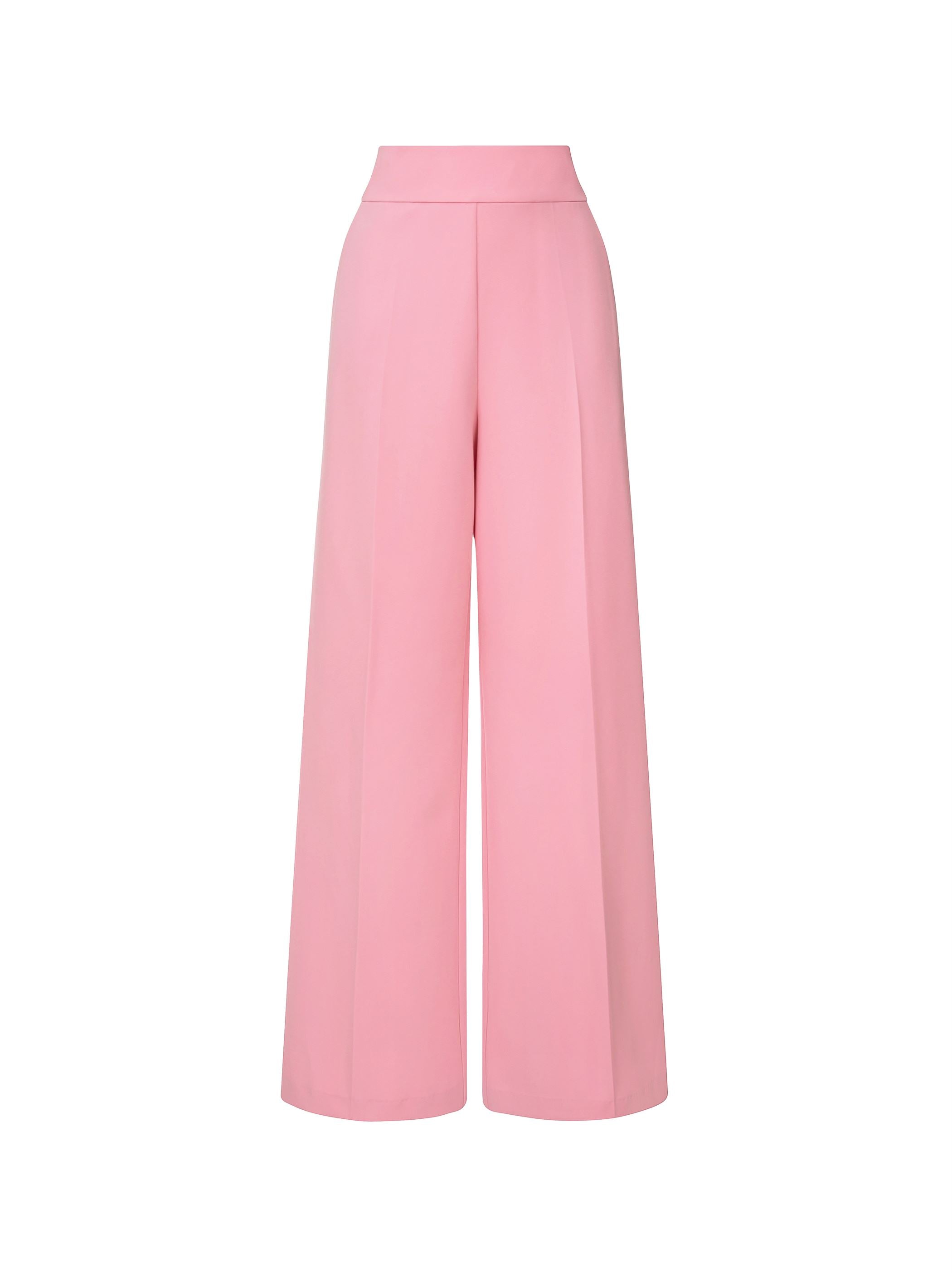 Pink Crepe Pants