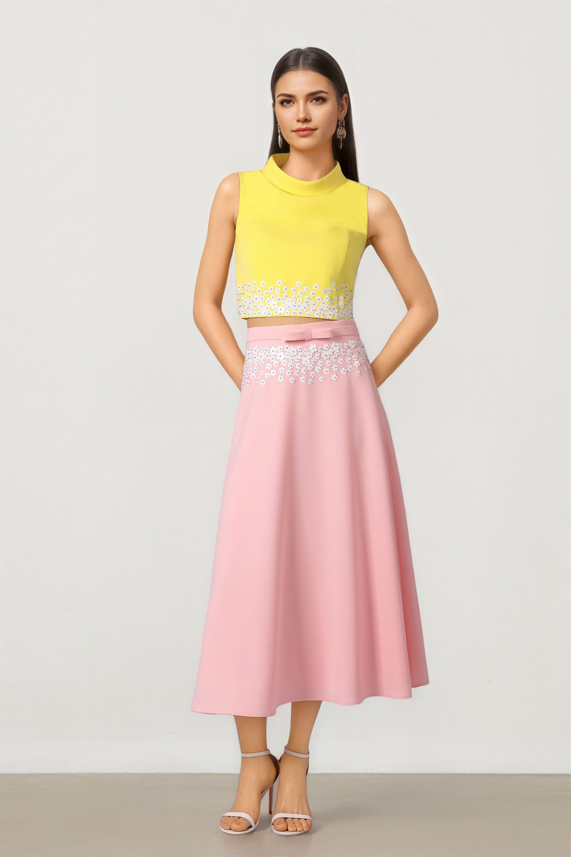 Collar Button Top
