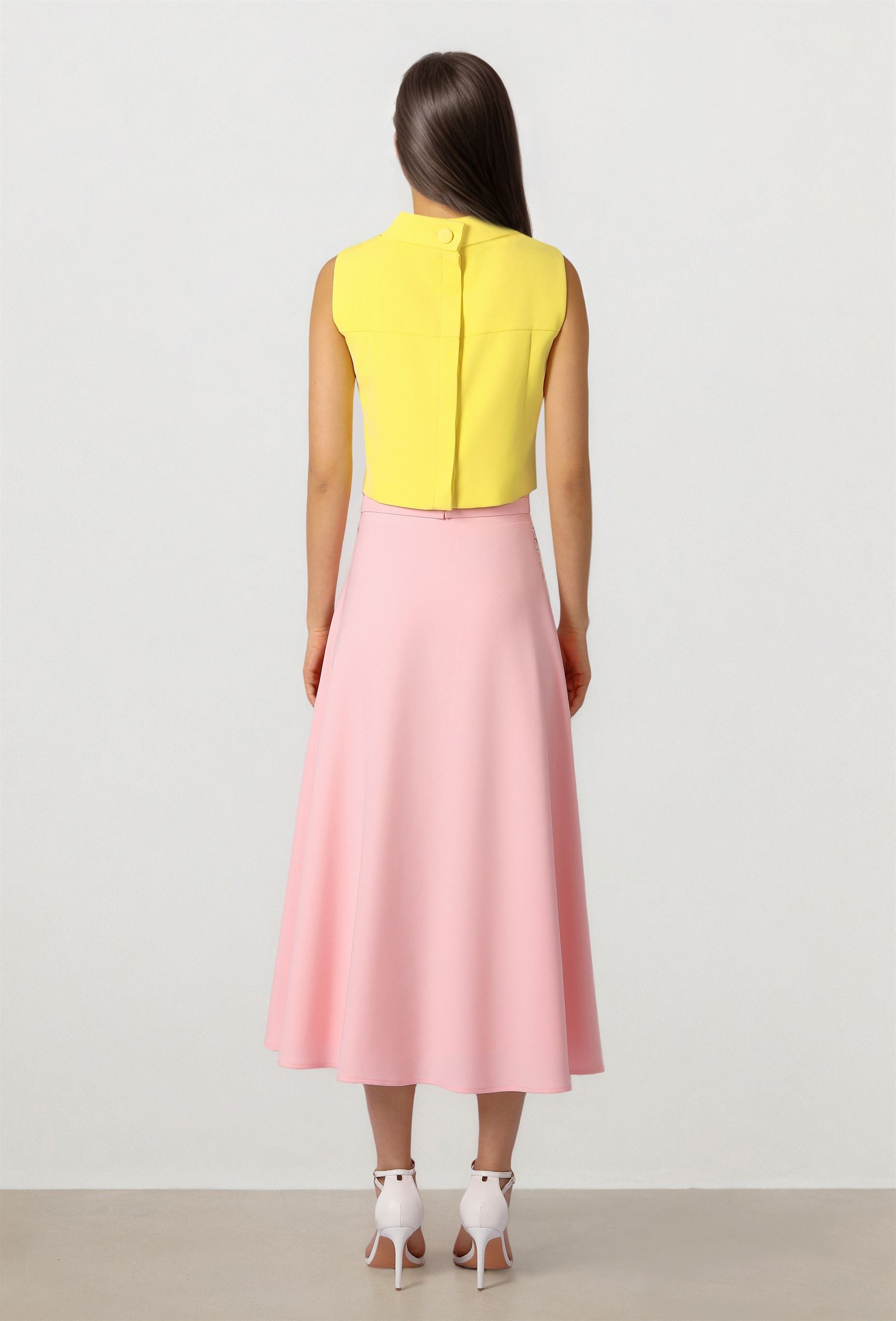Collar Button Top