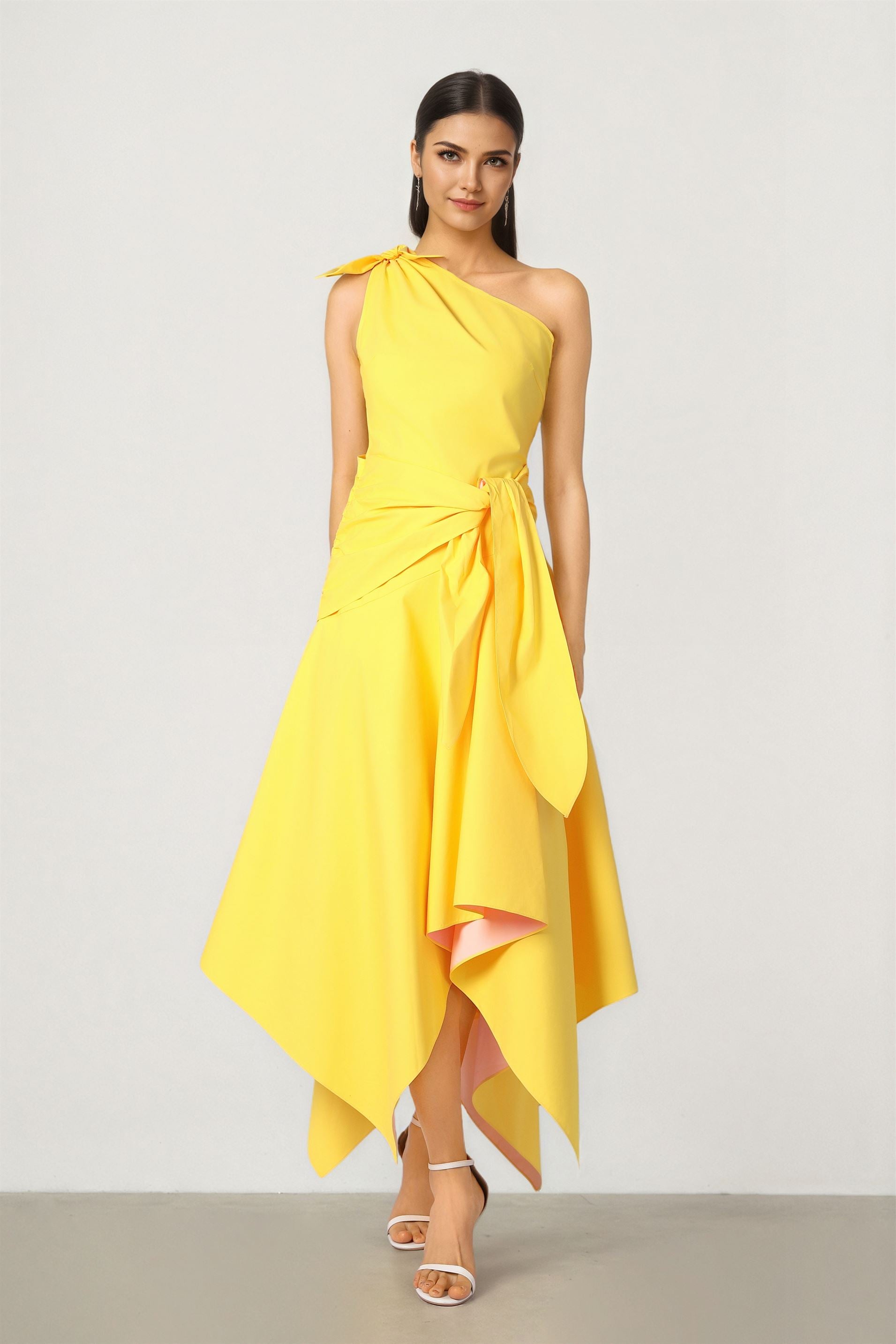 Tie Shoulder Dress