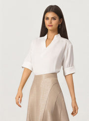 Loose Off-White Shirt
