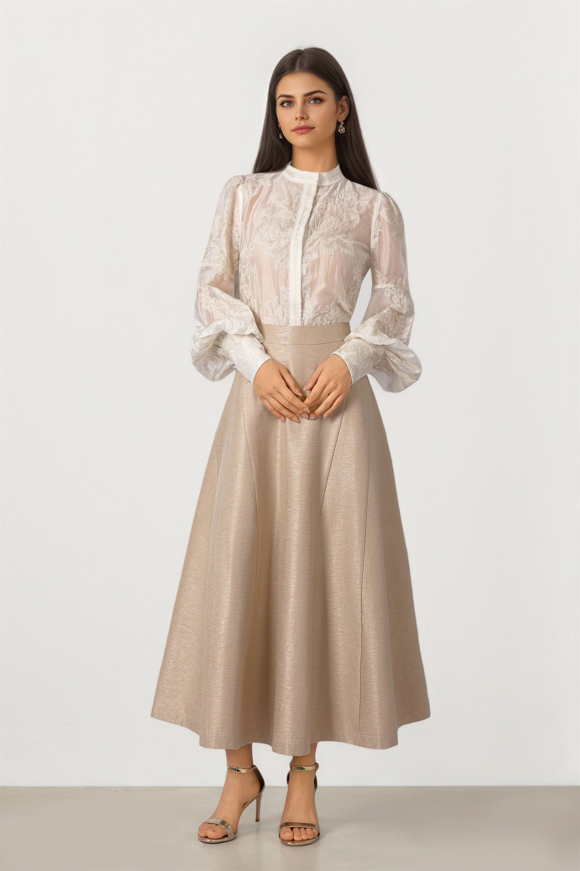 Elegant A-Line Skirt