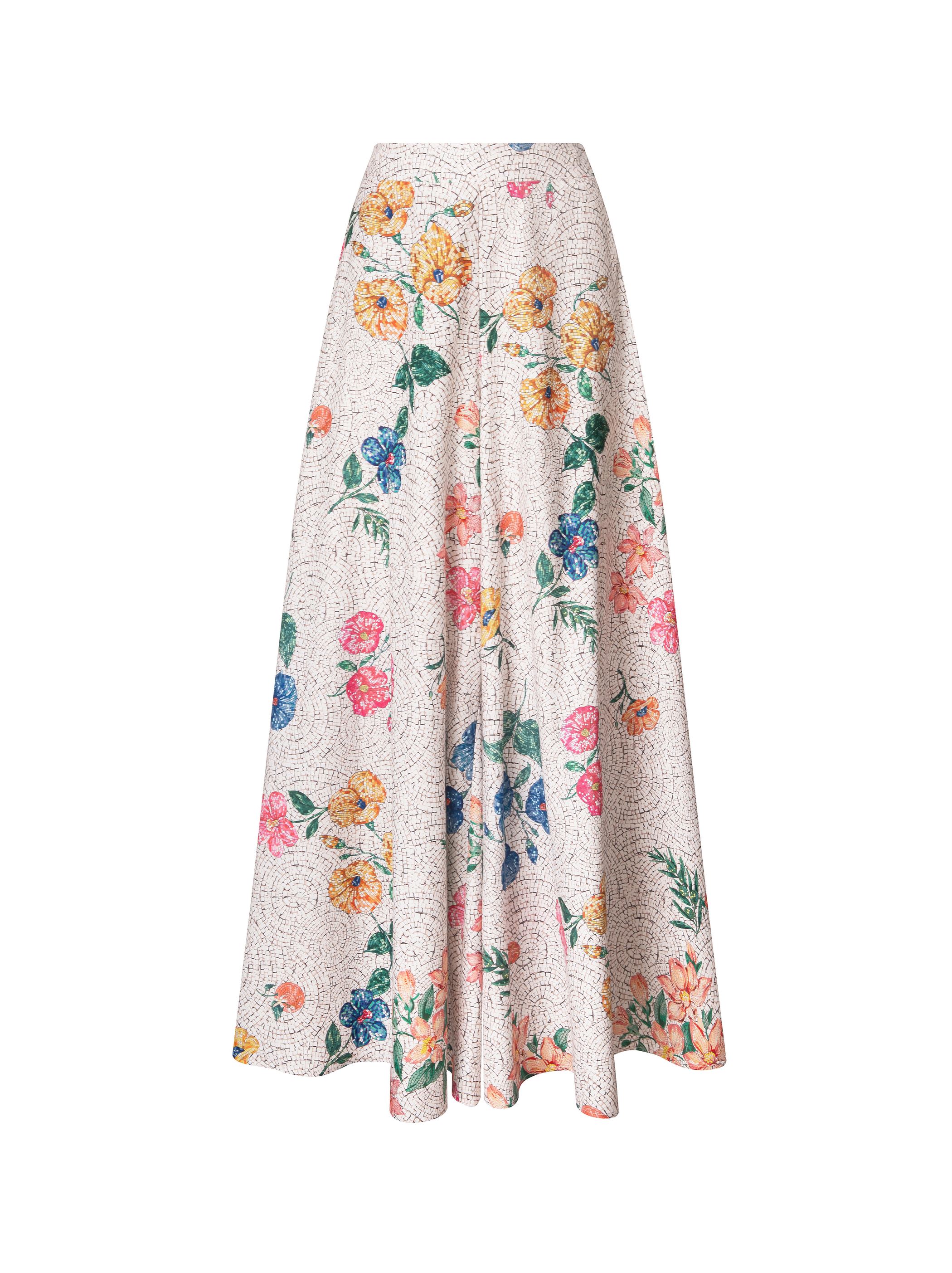 Printed Wide Pants