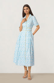 Printed Midi Dress