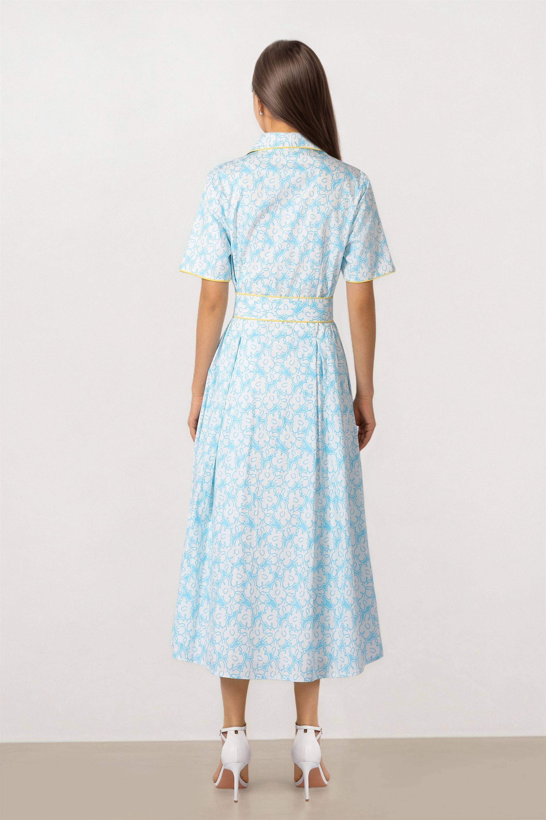Printed Midi Dress