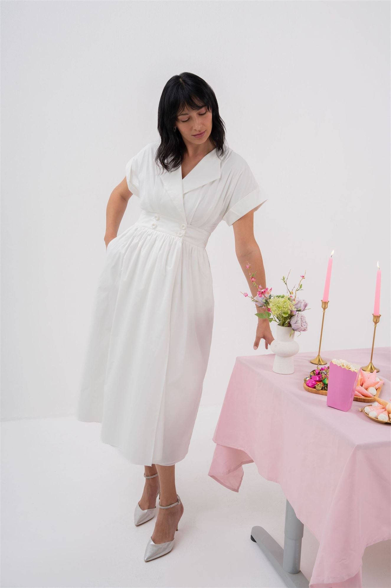 Overlay Wrap Dress