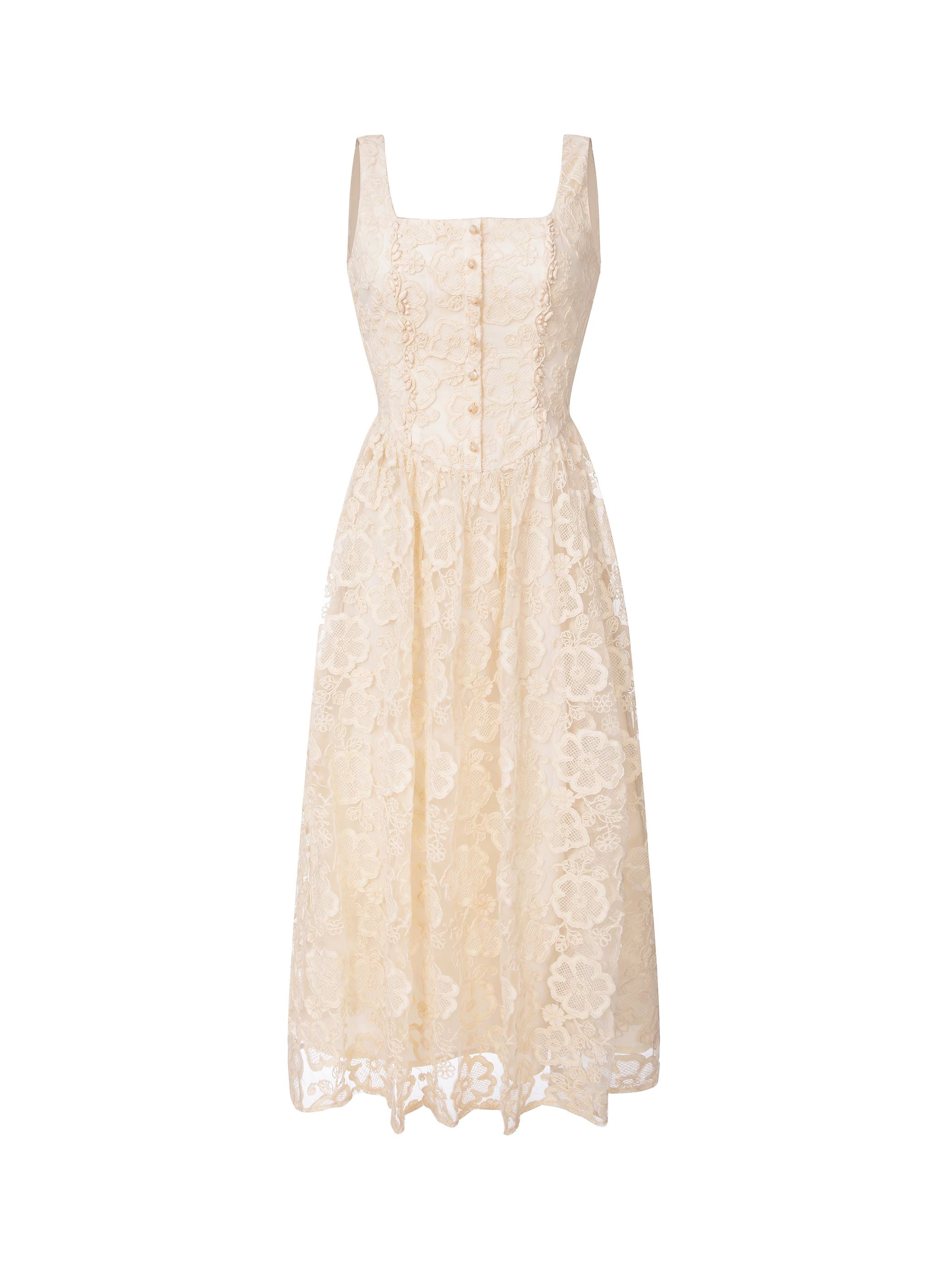 Square Lace Dress