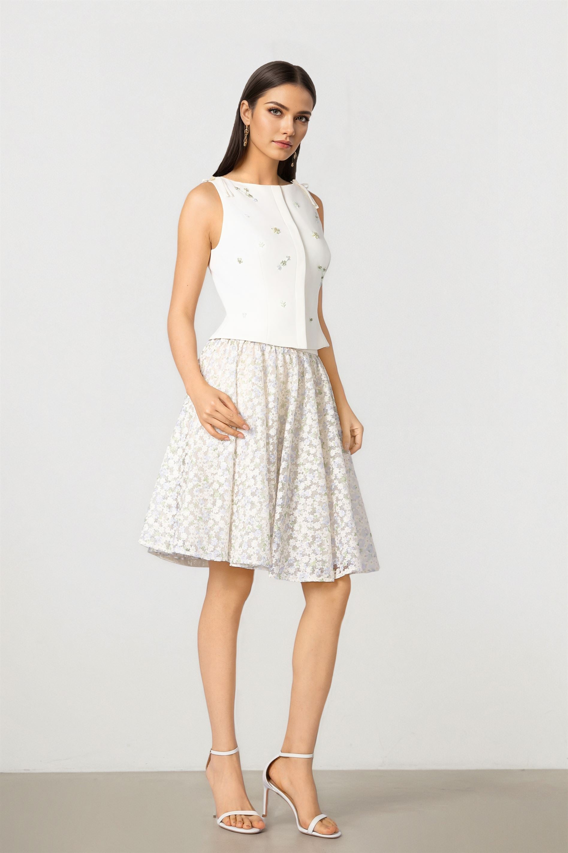 Bow Embellished Top