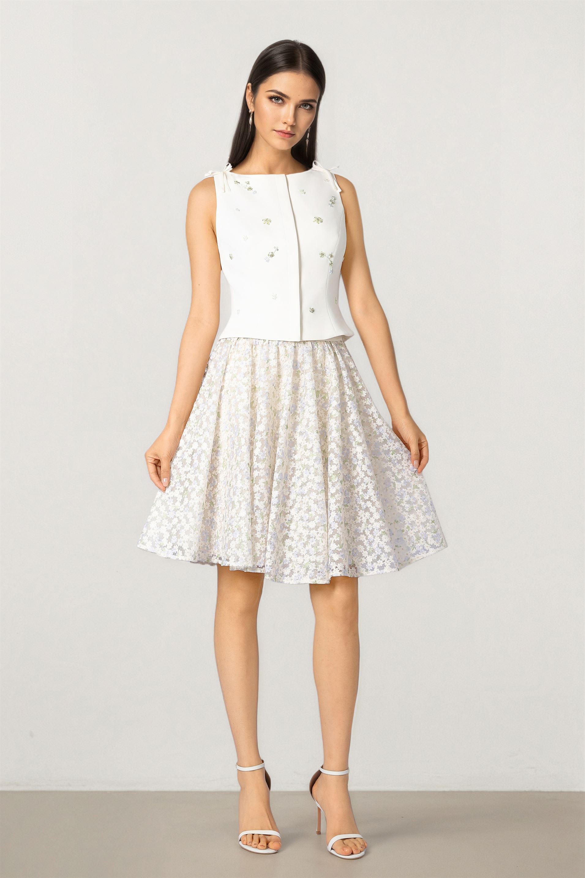 Bow Embellished Top