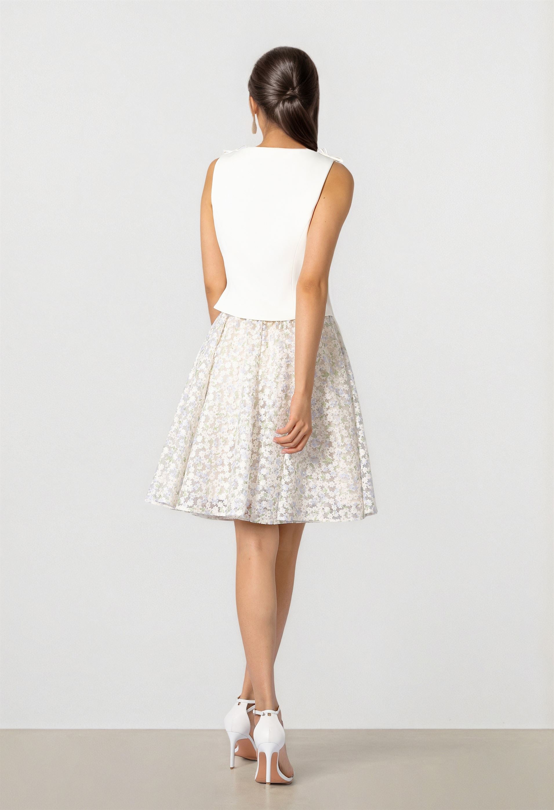 Embroidered Mini Skirt