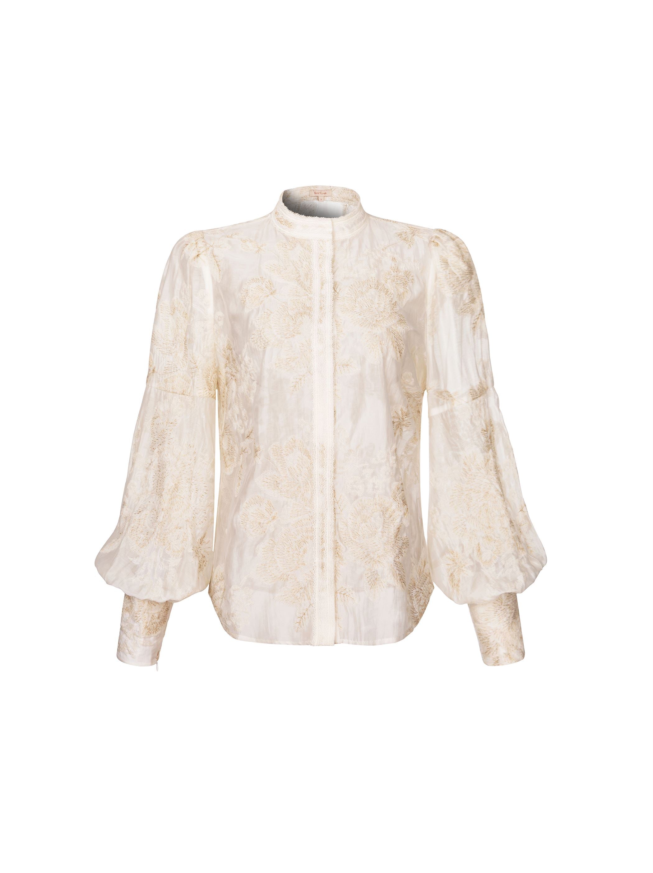 Embroidered Lace Blouse