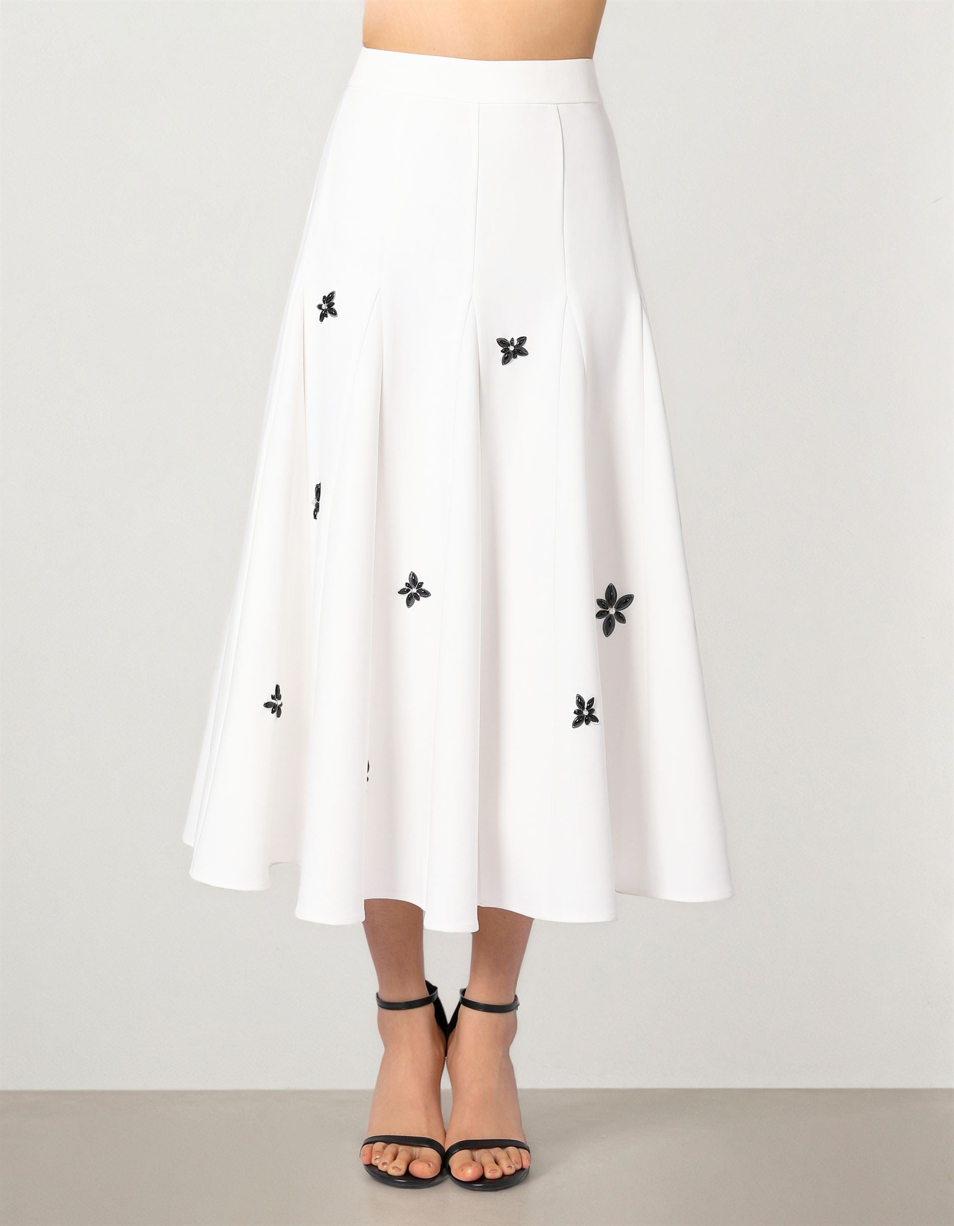 Embellished Midi Skirt