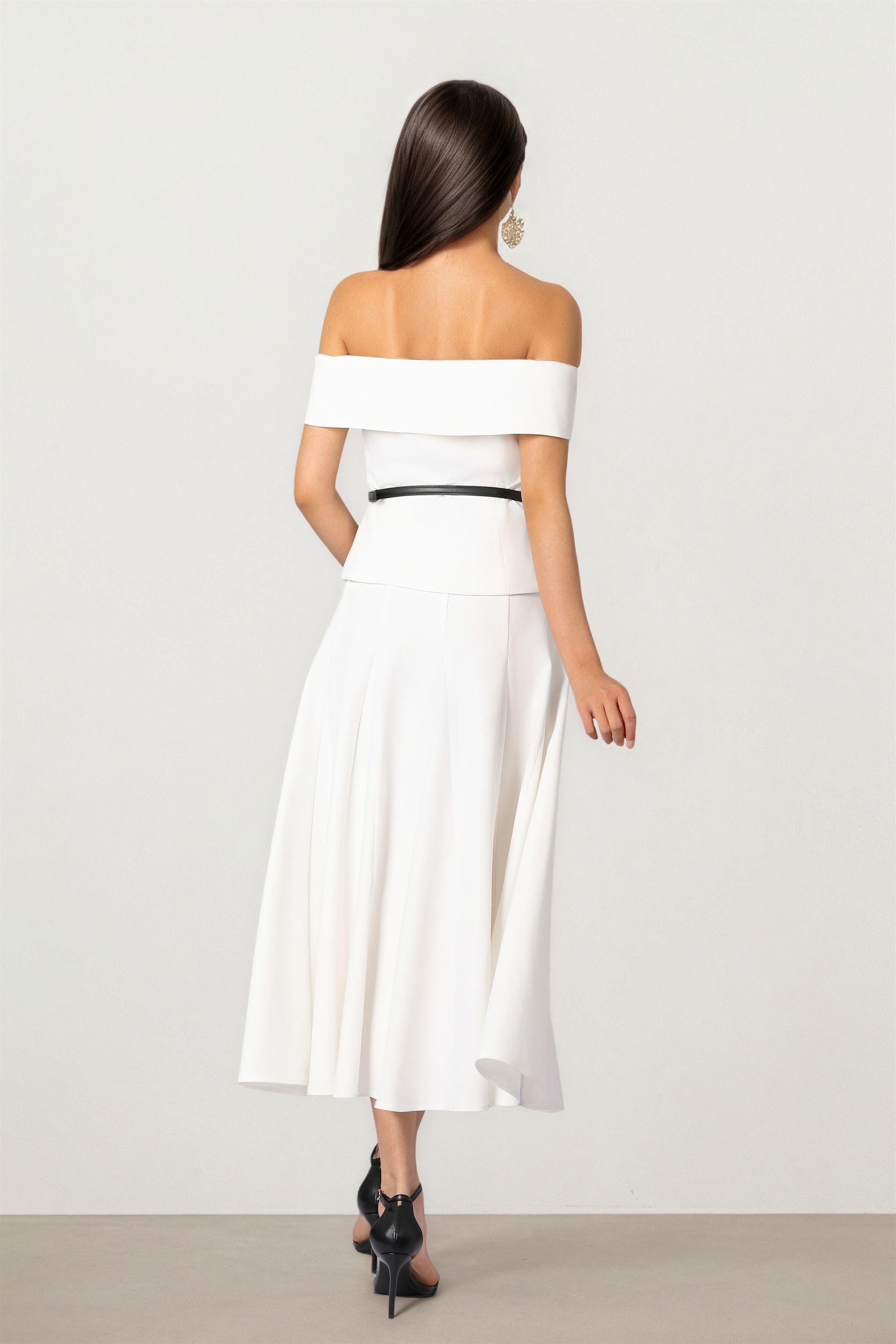 Embellished Midi Skirt