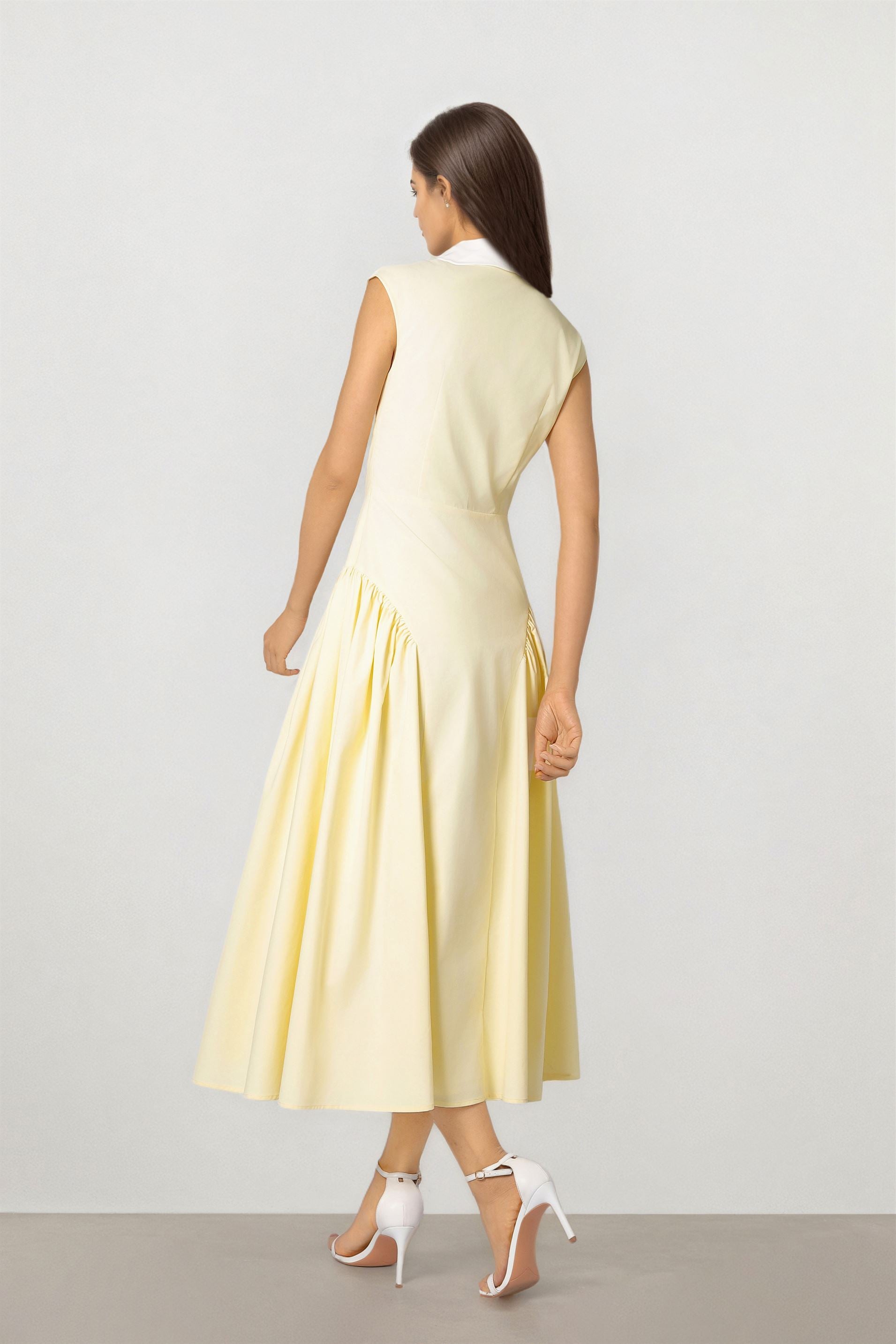 Bow Collar Dress