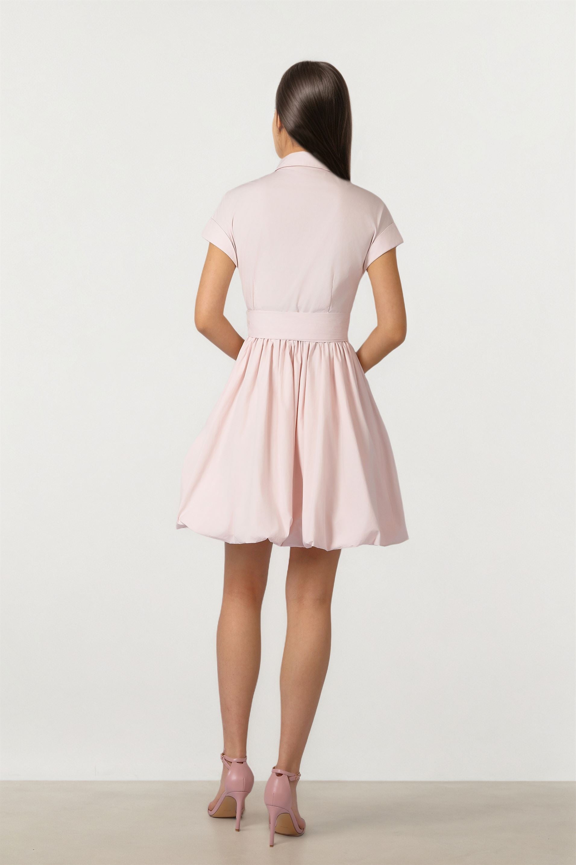 Belted Shirt Dress