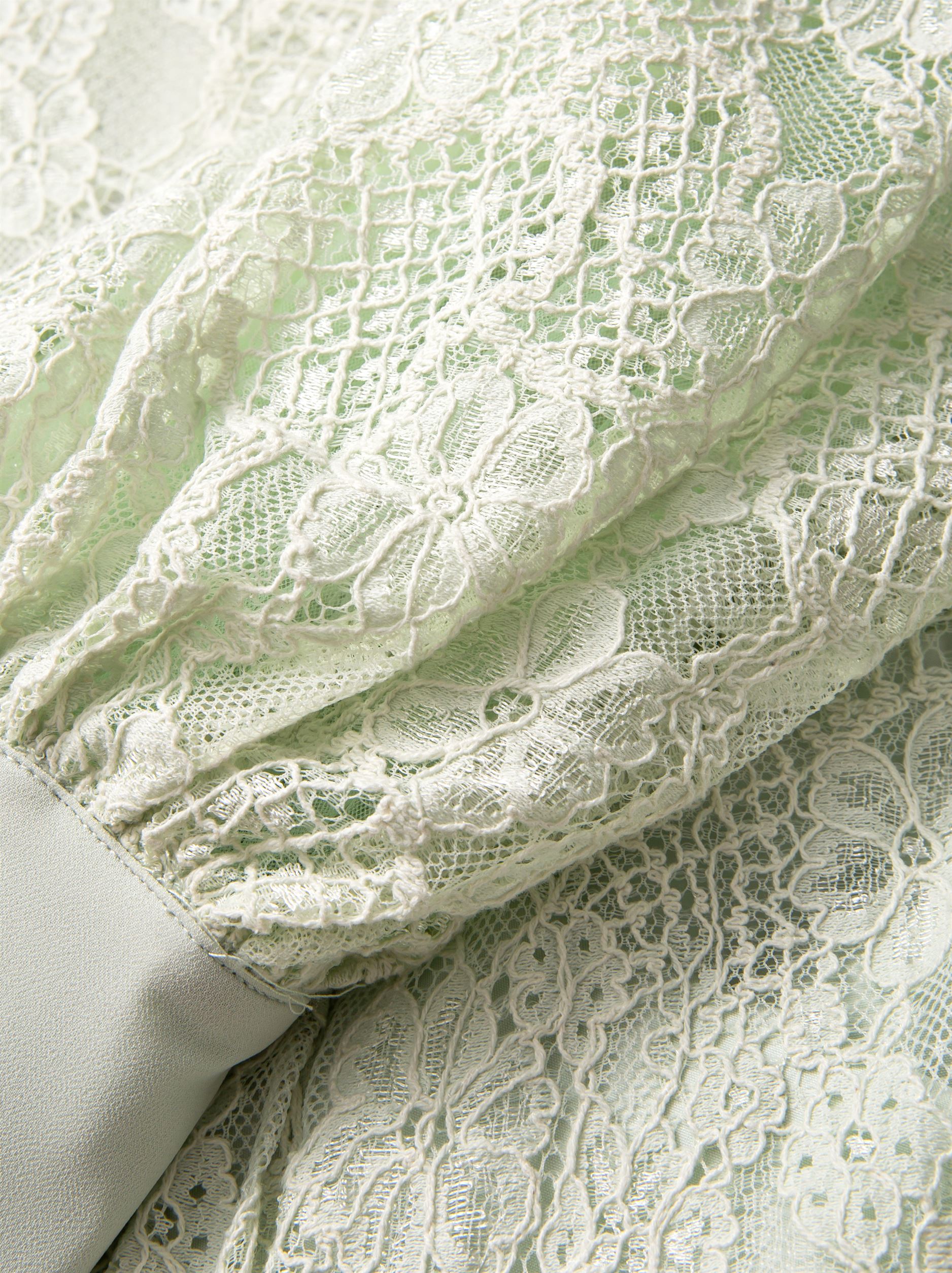 Lace Dress with Belt